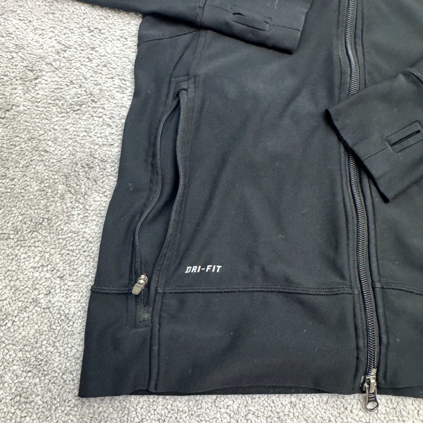 Nike Nike Dri-Fit Hoodie Sweatshirt Womens M Black Full Zip Pockets Activewear Size M / US 6-8 / IT 42-44 - 5 Thumbnail