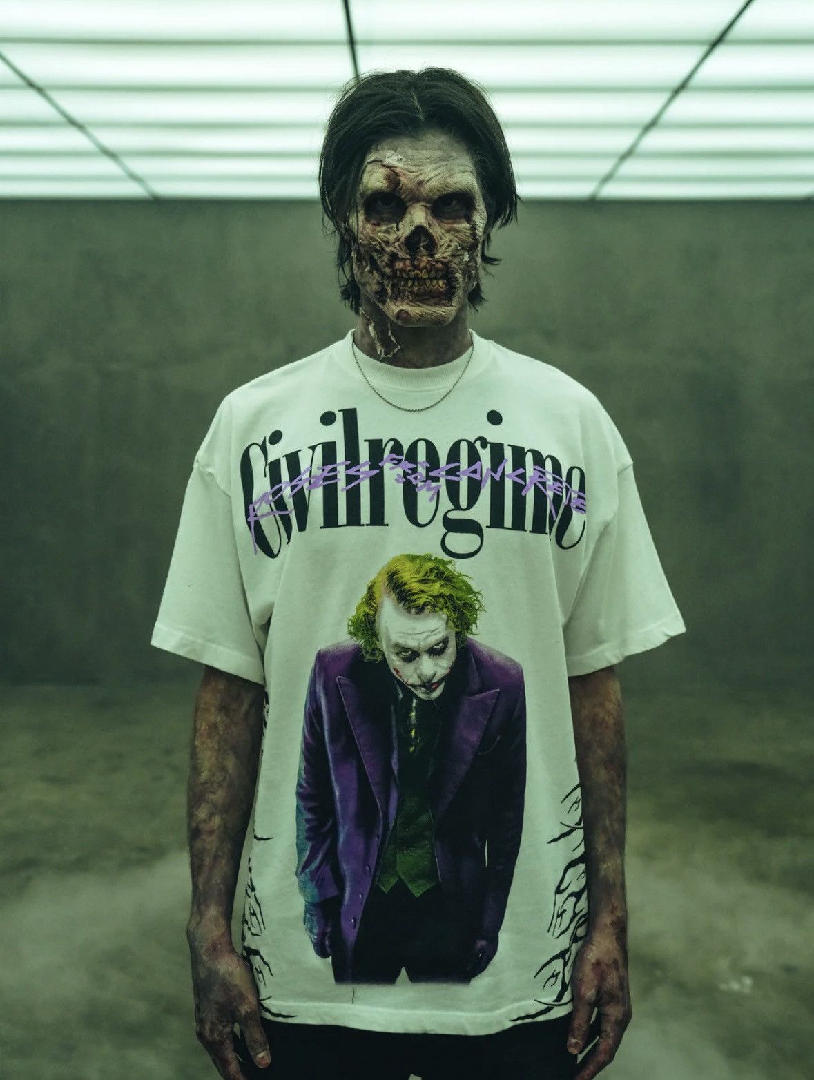 Civil Regime CIVIL REGIME X BATMAN X THE JOKER HEATH LEDGER SHIRT Size US M / EU 48-50 / 2 - 3 Thumbnail