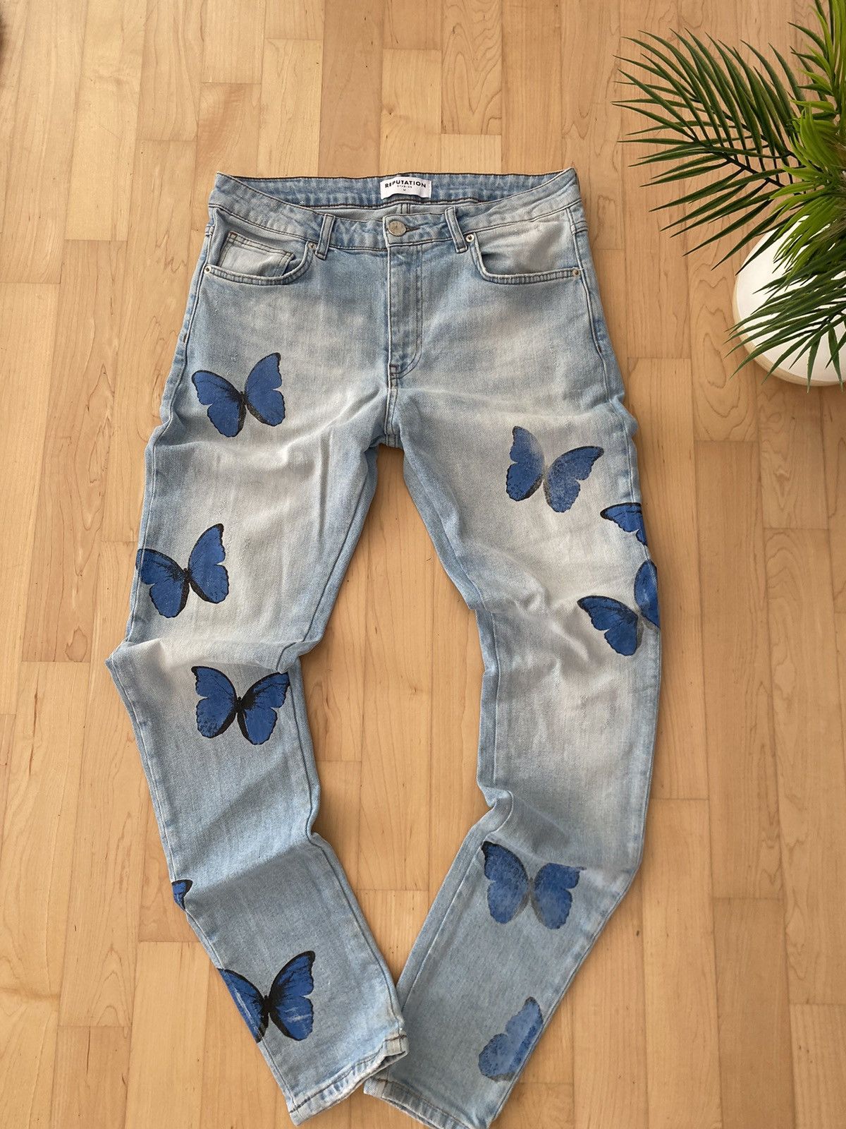 Reputation Studios Jeans Reputationstudios Butterfly Size US 36 / EU 52 - 1 Thumbnail