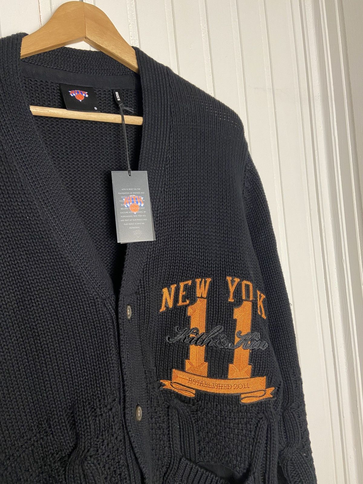 Kith New Kith X Knicks Combo Cardigan Black size S Size US S / EU 44-46 / 1 - 2 Thumbnail