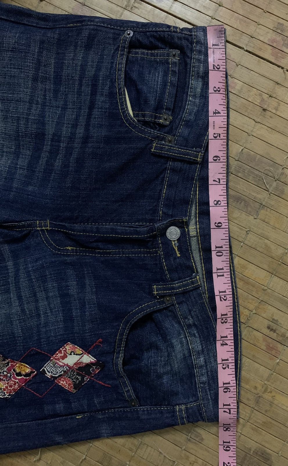 Takeo Kikuchi Vintage Takeo Kikuchi Patchwork Denim Jeans Pants Size US 35 - 21 Thumbnail