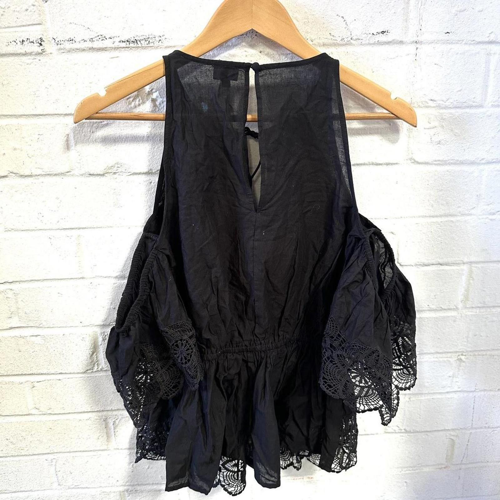 River Island River Island Women's Black Crop-top Size M / US 6-8 / IT 42-44 - 3 Thumbnail