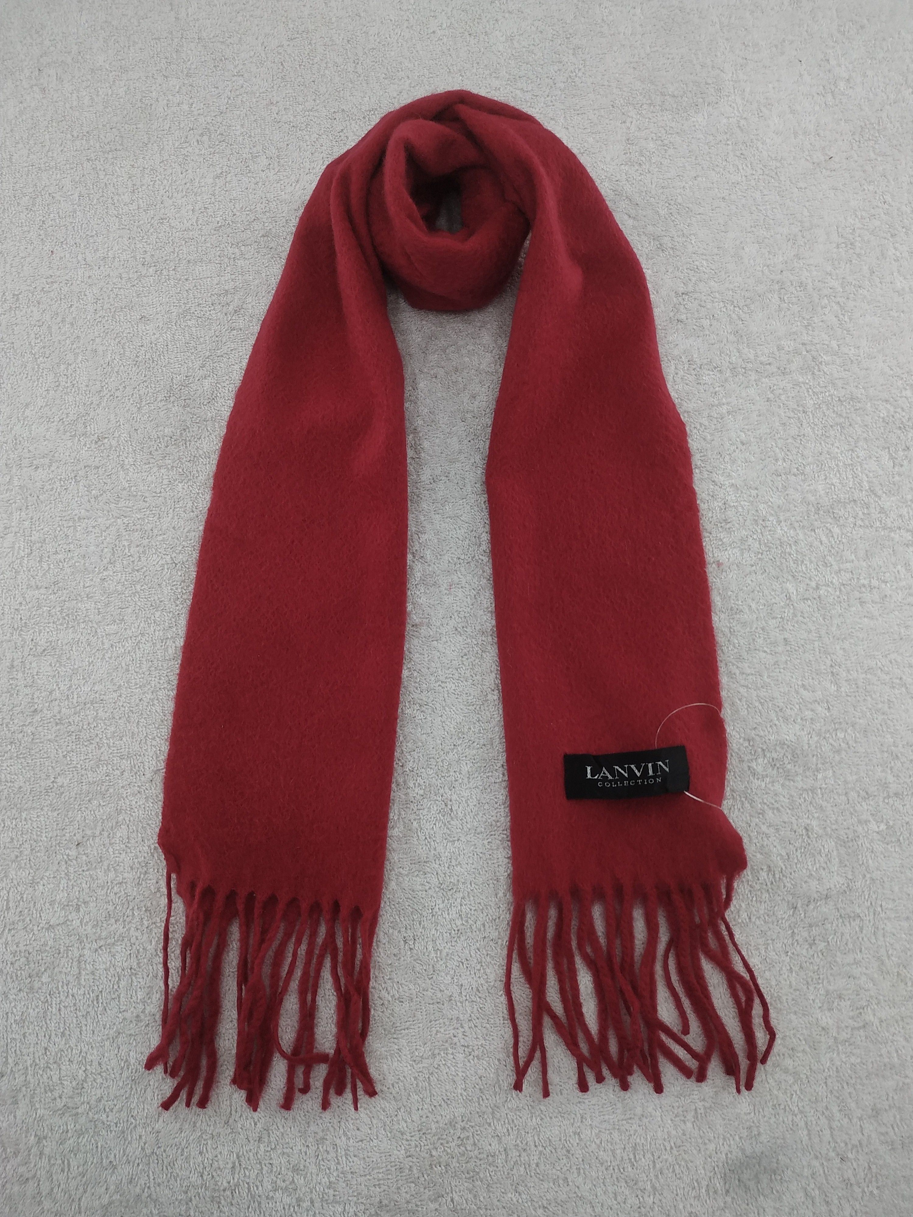 Lanvin × Vintage Lanvin Collection Scarf / Muffler / Neckwear - WW810 Size ONE SIZE - 1 Thumbnail