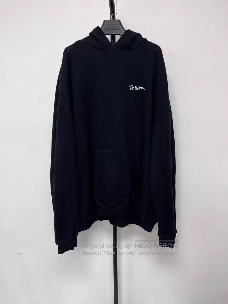 Balenciaga Balenciaga Extra Large Cotton Hooded Long Sleeve Sweatshir Size US L / EU 52-54 / 3 - 1 Thumbnail
