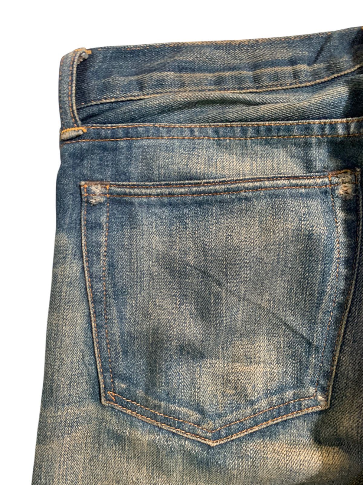 Kapital VINTAGE RRL DOUBLE RALPH LAUREN SELVEDGE RUSTY DISTRESSED Size US 31 - 12 Thumbnail