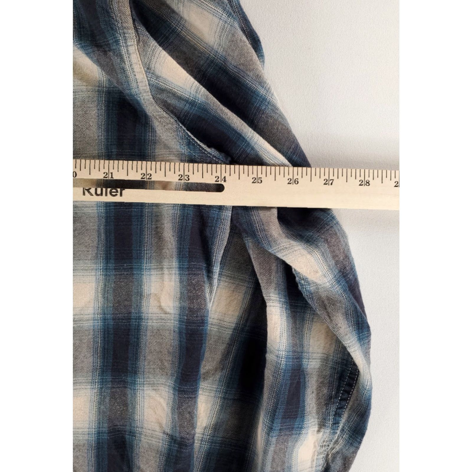 Filson Filson Flannel Button Up Shirt Blue White Plaid Long Sleeve Mens XL Multicolor Size US XL / EU 56 / 4 - 4 Thumbnail