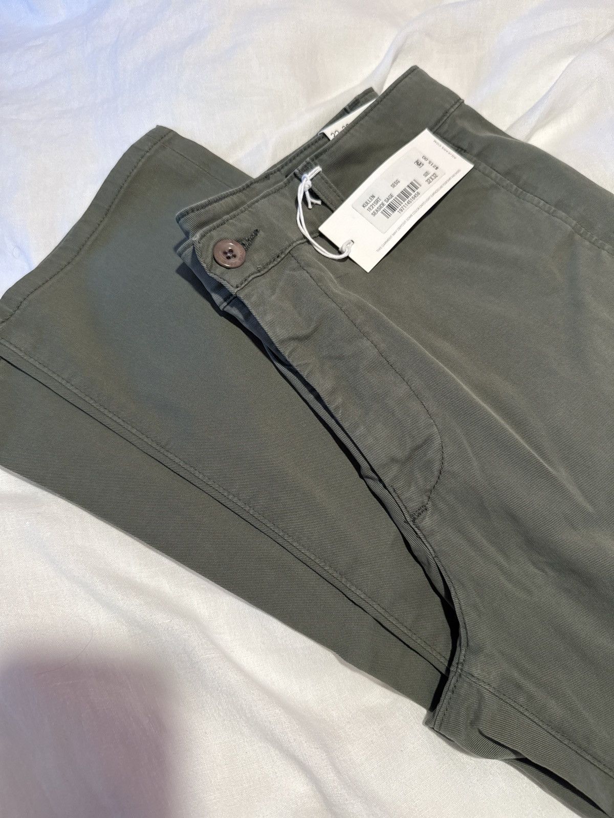 AG Adriano Goldschmied AG ‘seaside sage’ slim trousers Size US 32 / EU 48 - 1 Thumbnail