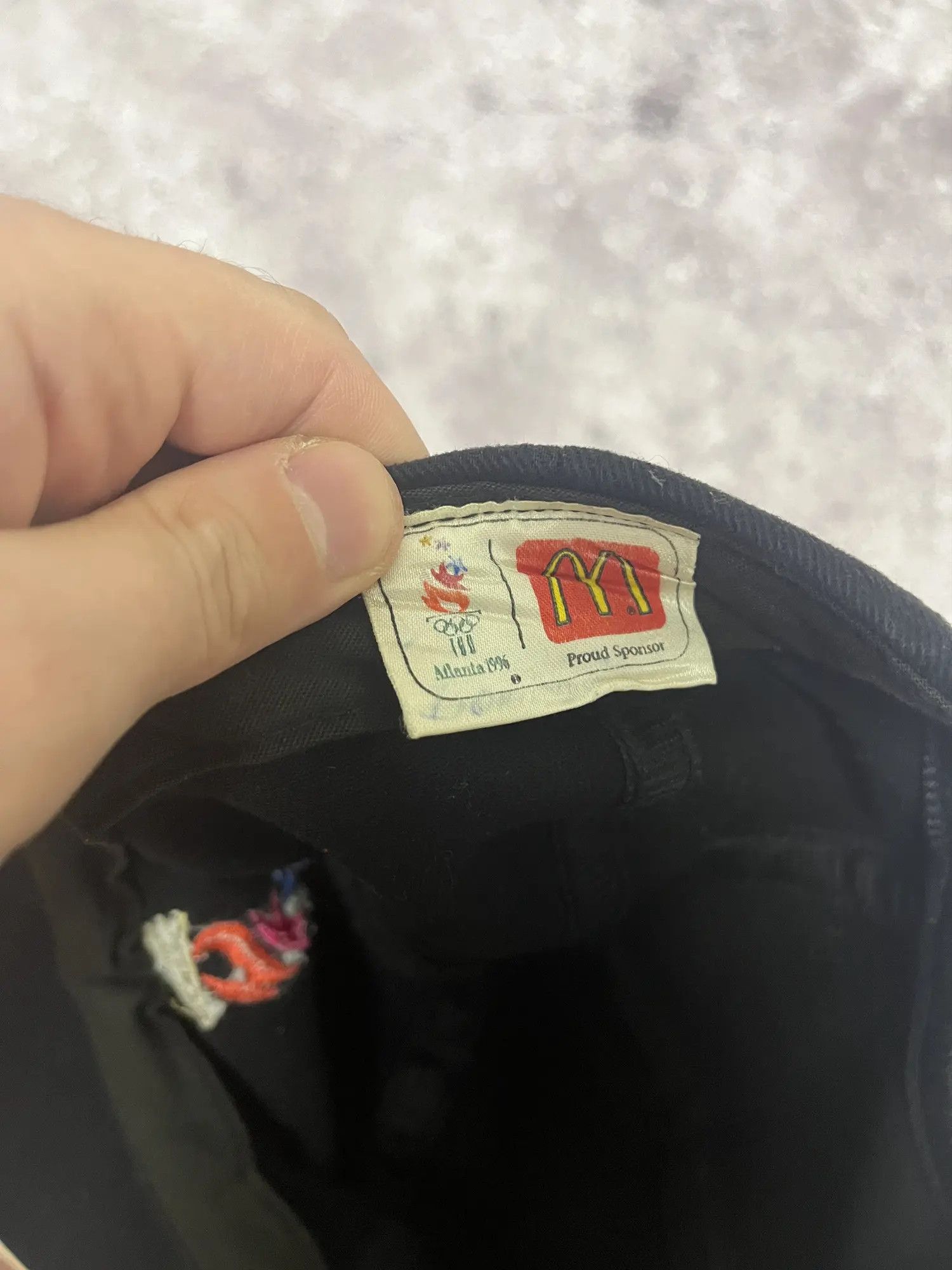 USA Olympics Vintage Atlanta 1996 Olympics McDonalds Hat Strapback Cap Size ONE SIZE - 3 Thumbnail