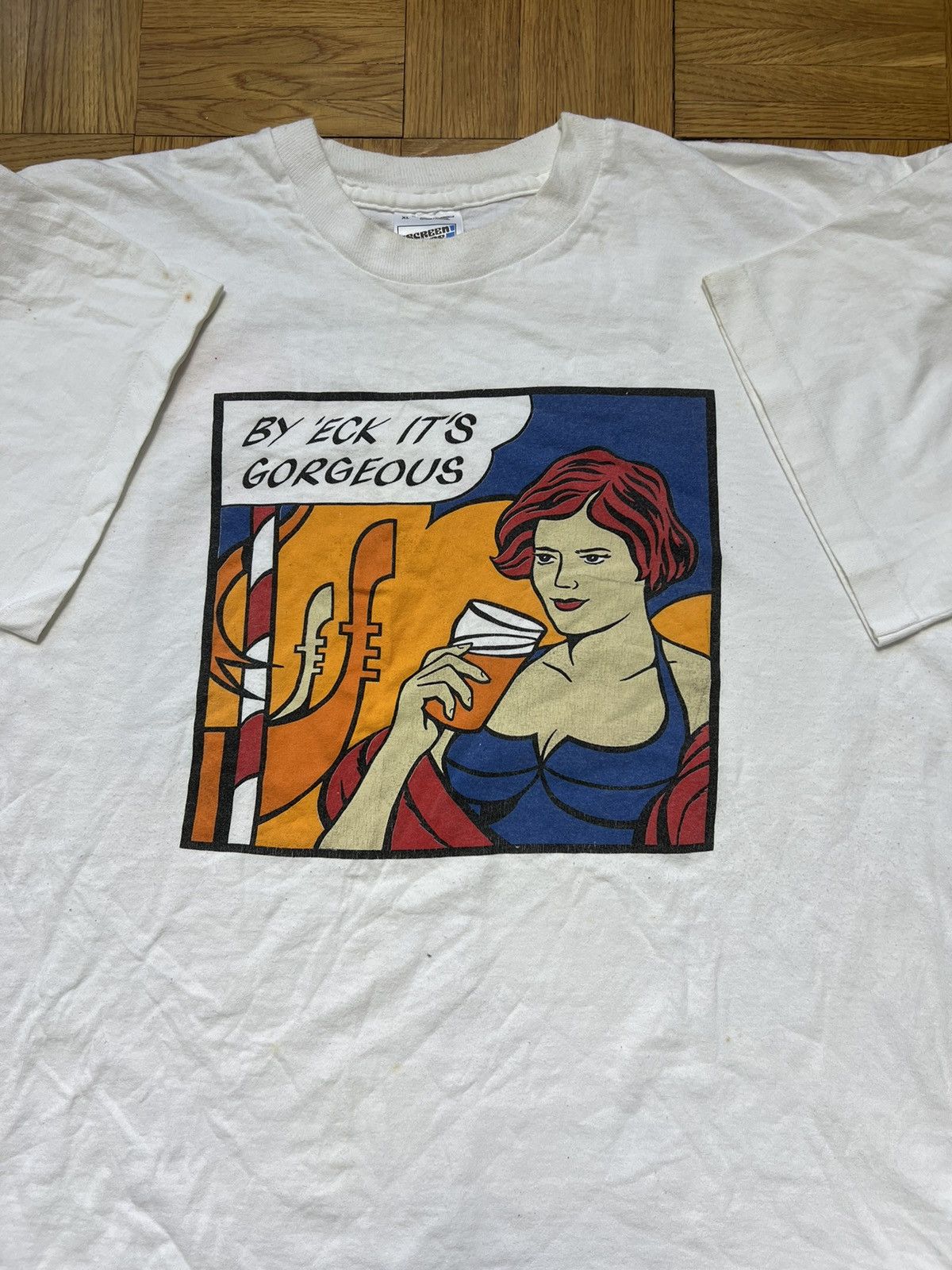 Vintage Boddingtons Bitter Of Manchester Souvenir Vintage 90s Size US XL / EU 56 / 4 - 1 Thumbnail