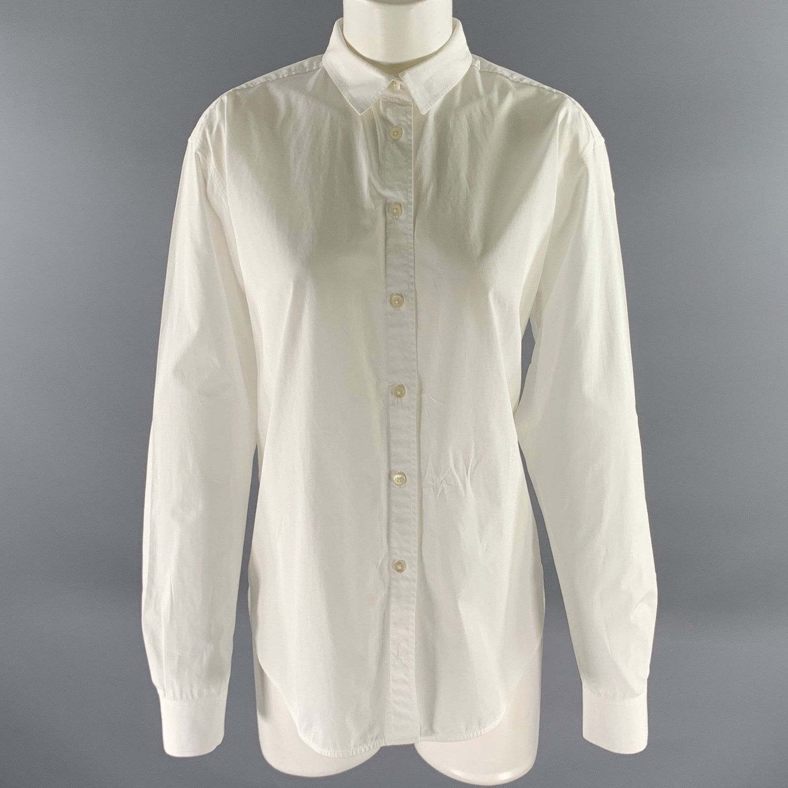Toteme TOTEME Size 8 White Cotton Shirt Size M / US 6-8 / IT 42-44 - 1 Thumbnail