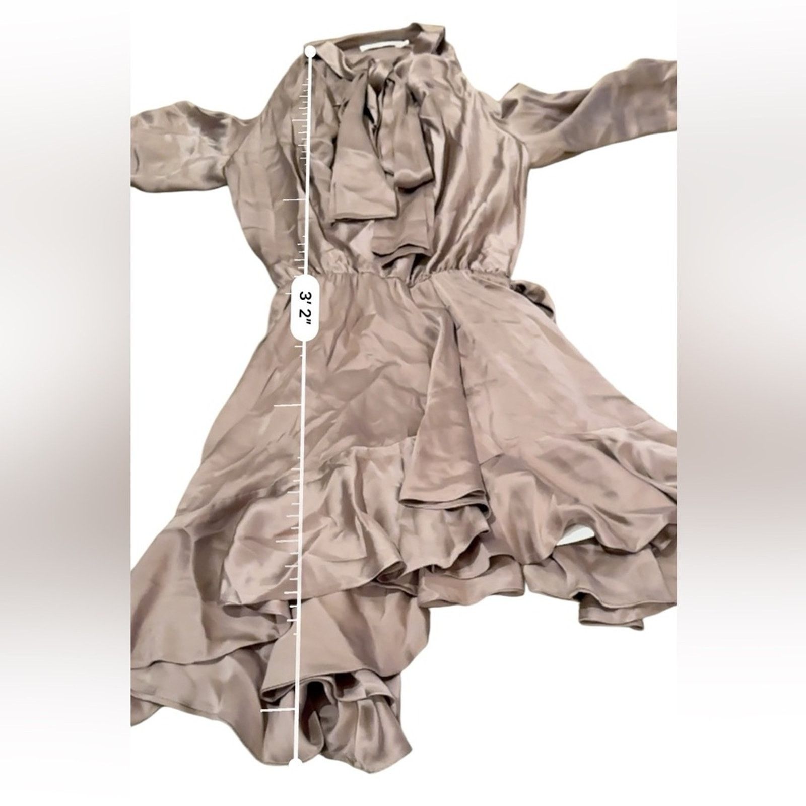 Zimmermann Zimmerman Silk Sueded Billow Cold Shoulder Tie Mini Dress 6 Size M / US 6-8 / IT 42-44 - 15 Thumbnail