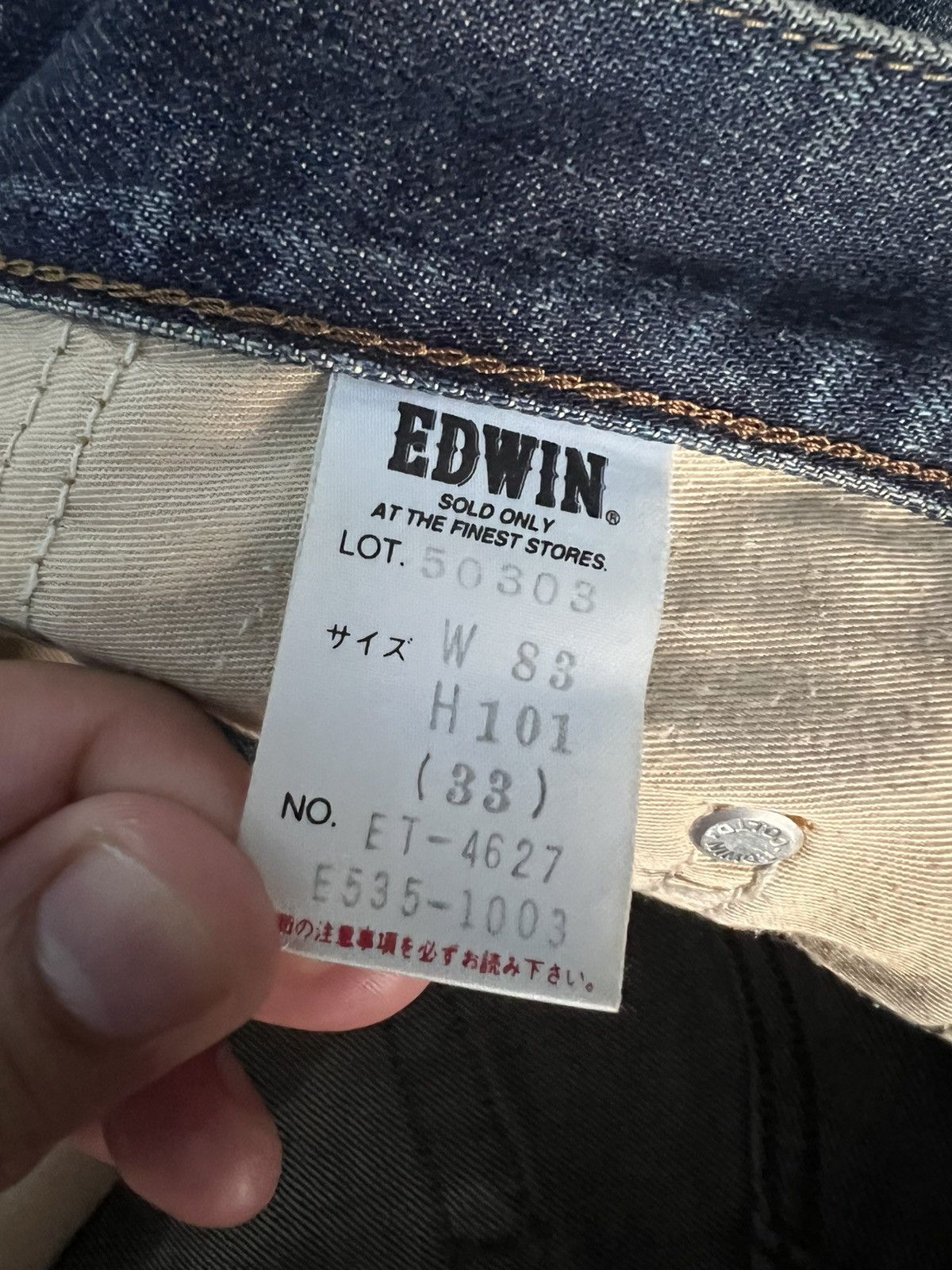 Edwin VINTAGE EDWIN 503 DISTRESSED JEANS Size US 30 / EU 46 - 23 Thumbnail