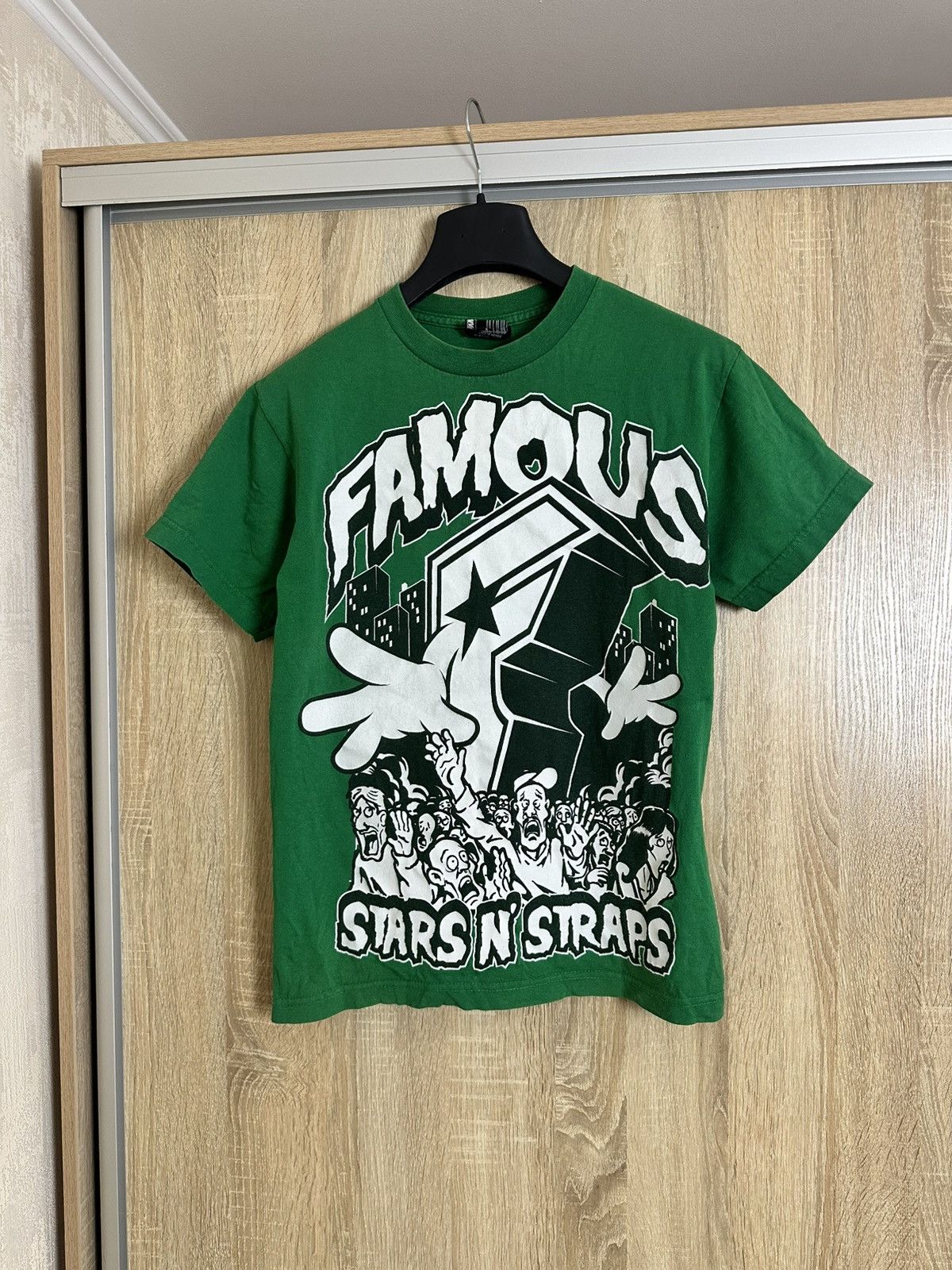 Famous Stars And Straps 🔥 FAMOUS STARS AND STRAPS Monster City Travis Barker T Shirt Size US S / EU 44-46 / 1 - 1 Thumbnail