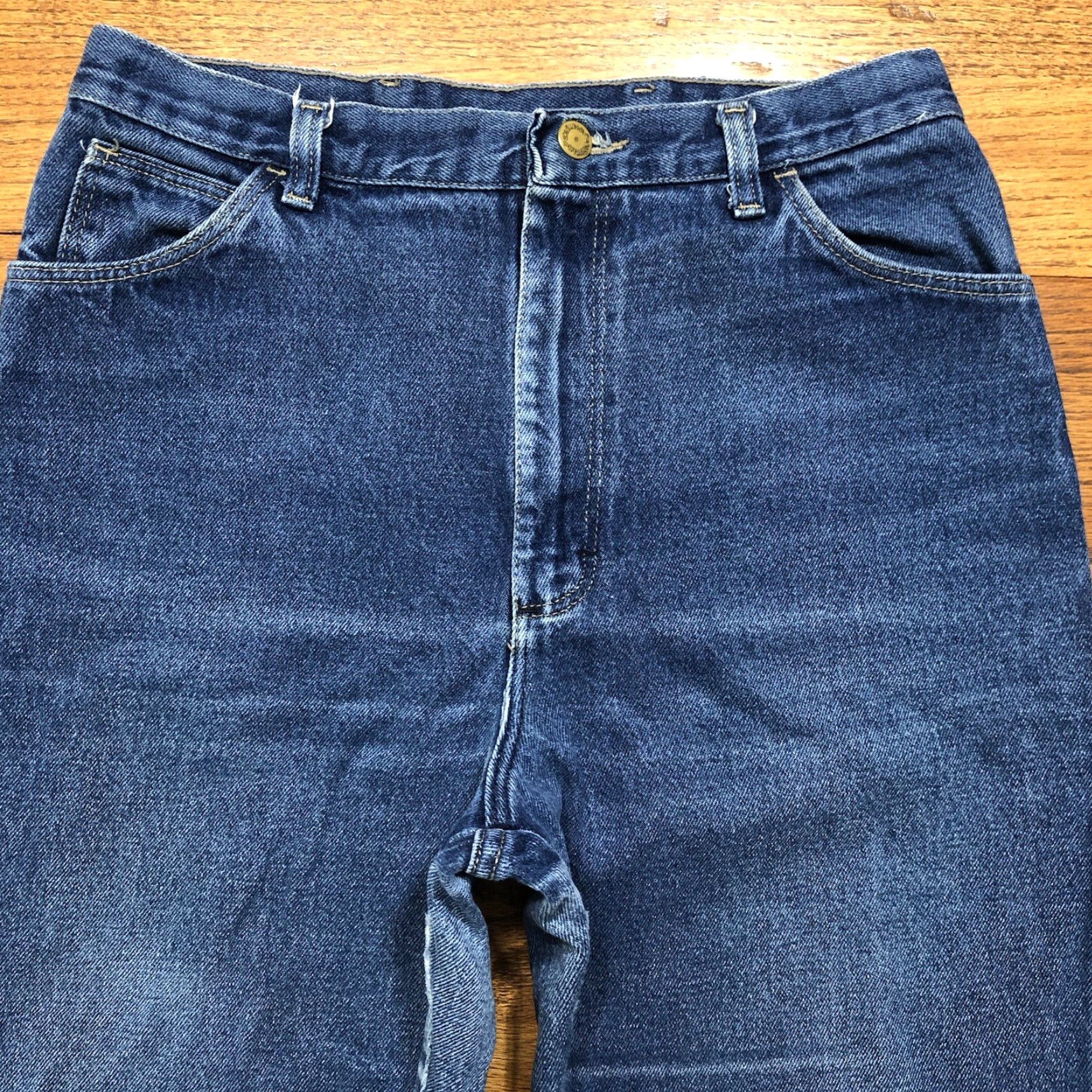 Wrangler VINTAGE Wrangler Jeans Denim Mom High Rise 1970s Talon USA Made Womens Tag 14 X 31 Size 30" / US 8 / IT 44 - 4 Thumbnail