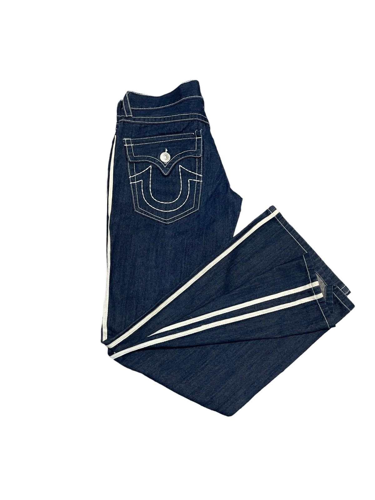 Other Vintage True Religion Billy Super T Denim Jeans Size US 35 - 8 Thumbnail