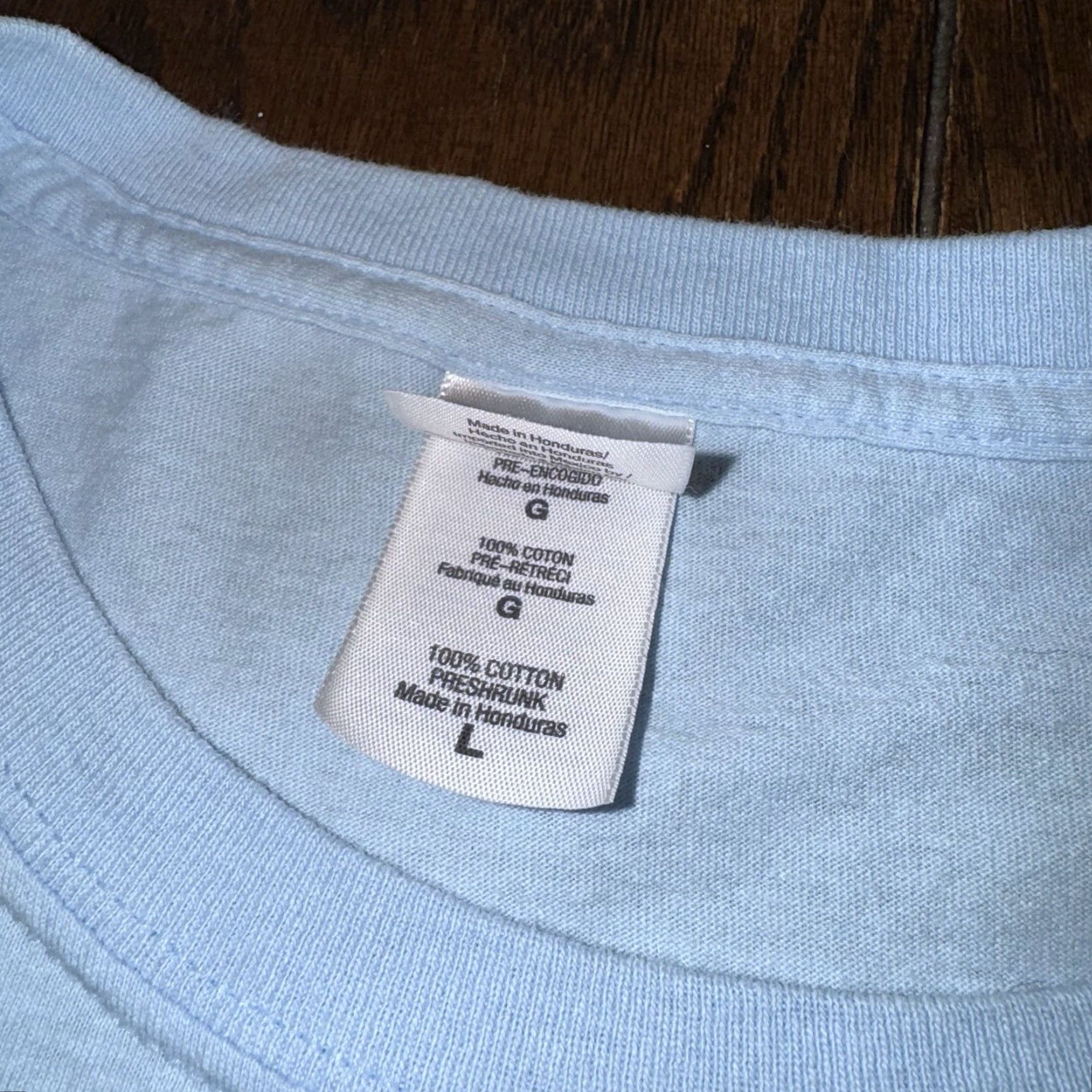 Gildan Gene Ween Shirt Aaron Freeman FREE-MAN Solo Tour 2014 Blue New Hope PA Large Mens T-Shirt Rock Band Logo Crew Neck Short Sleeve Cotton Gildan USA Size US L / EU 52-54 / 3 - 4 Thumbnail