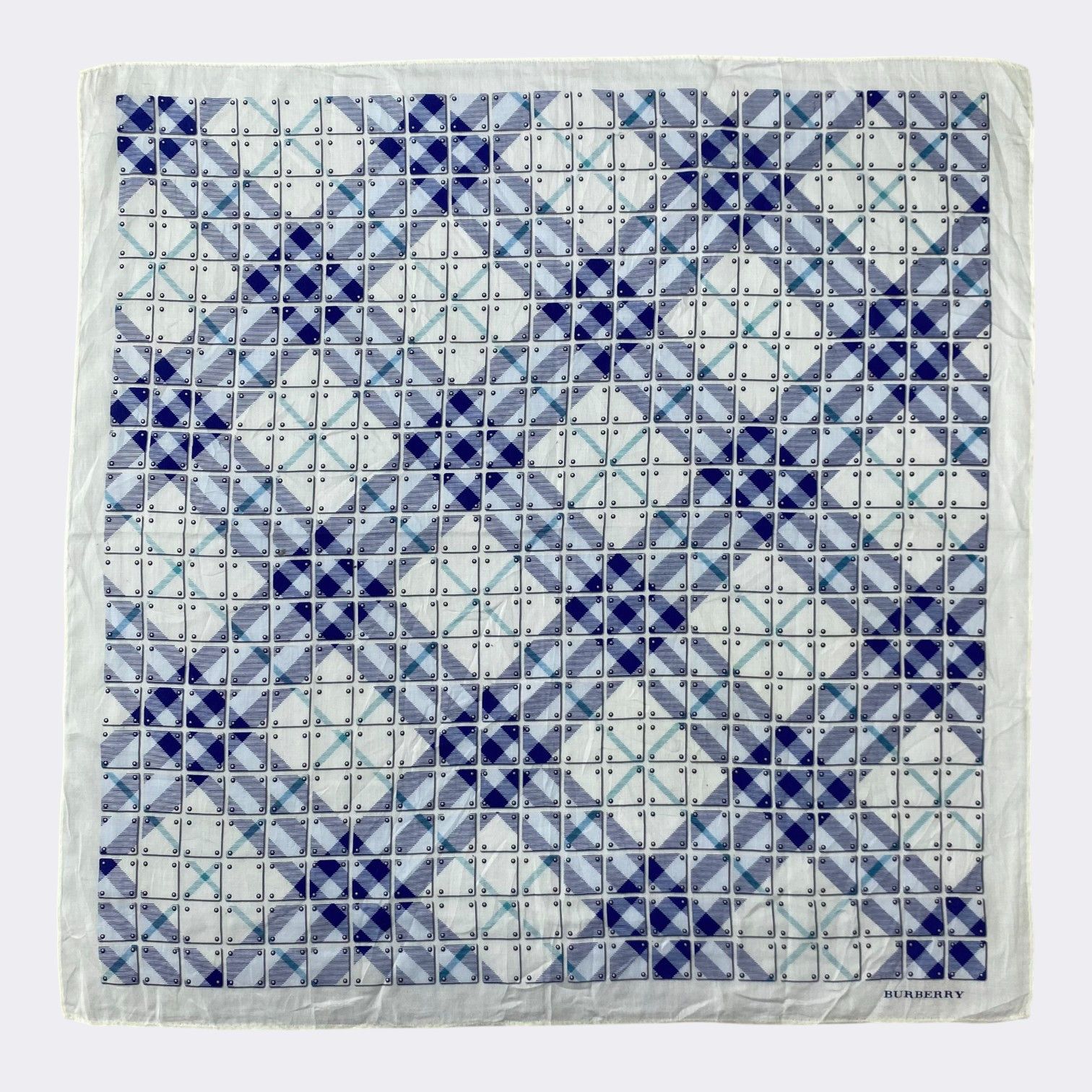 Burberry Vintage Burberry Handkerchief Neckerchief Bandana H176R Size ONE SIZE - 1 Thumbnail