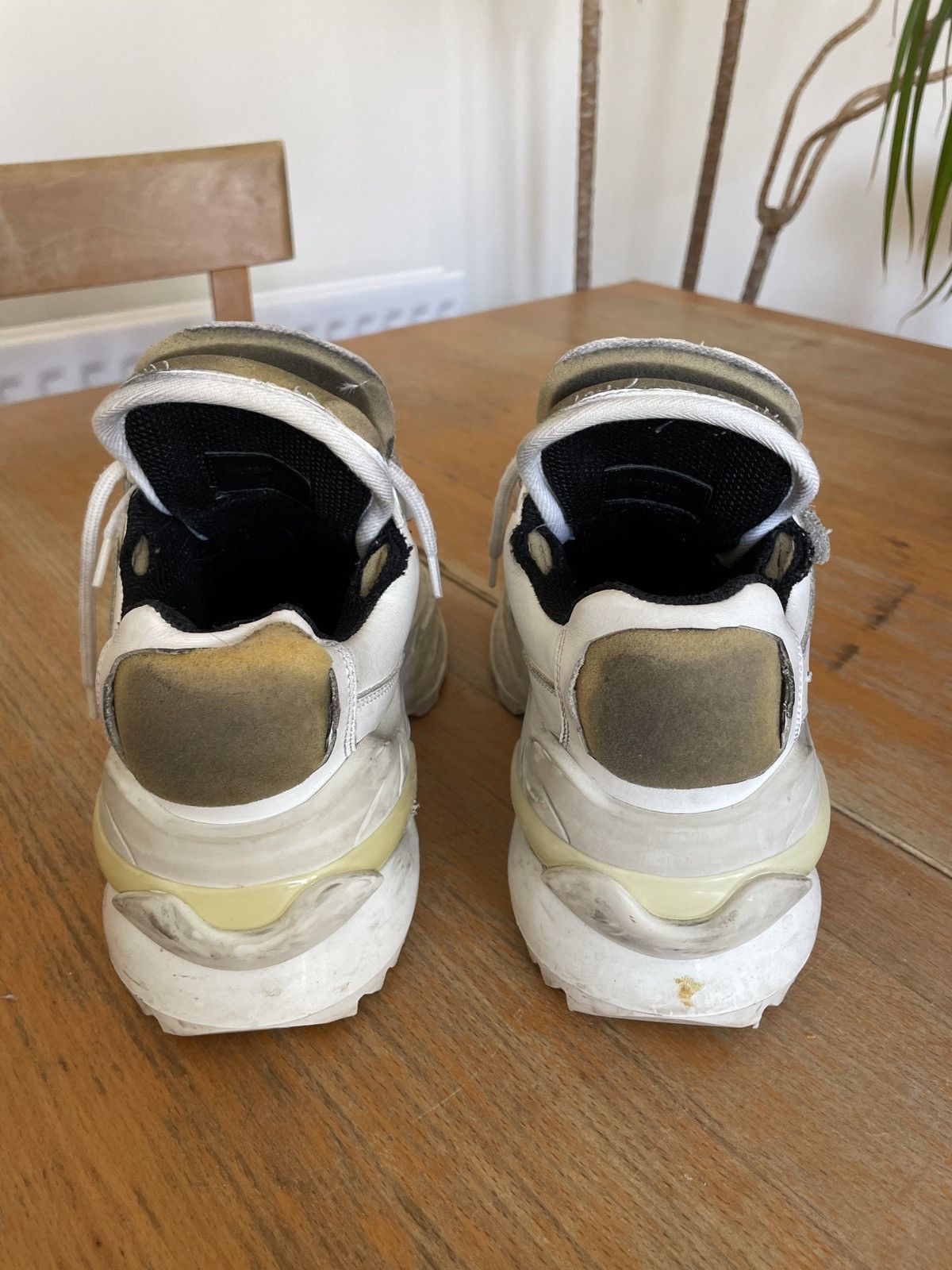 Maison Margiela Retro Fit Leather Sneakers Size US 7 / IT 37 - 5 Thumbnail