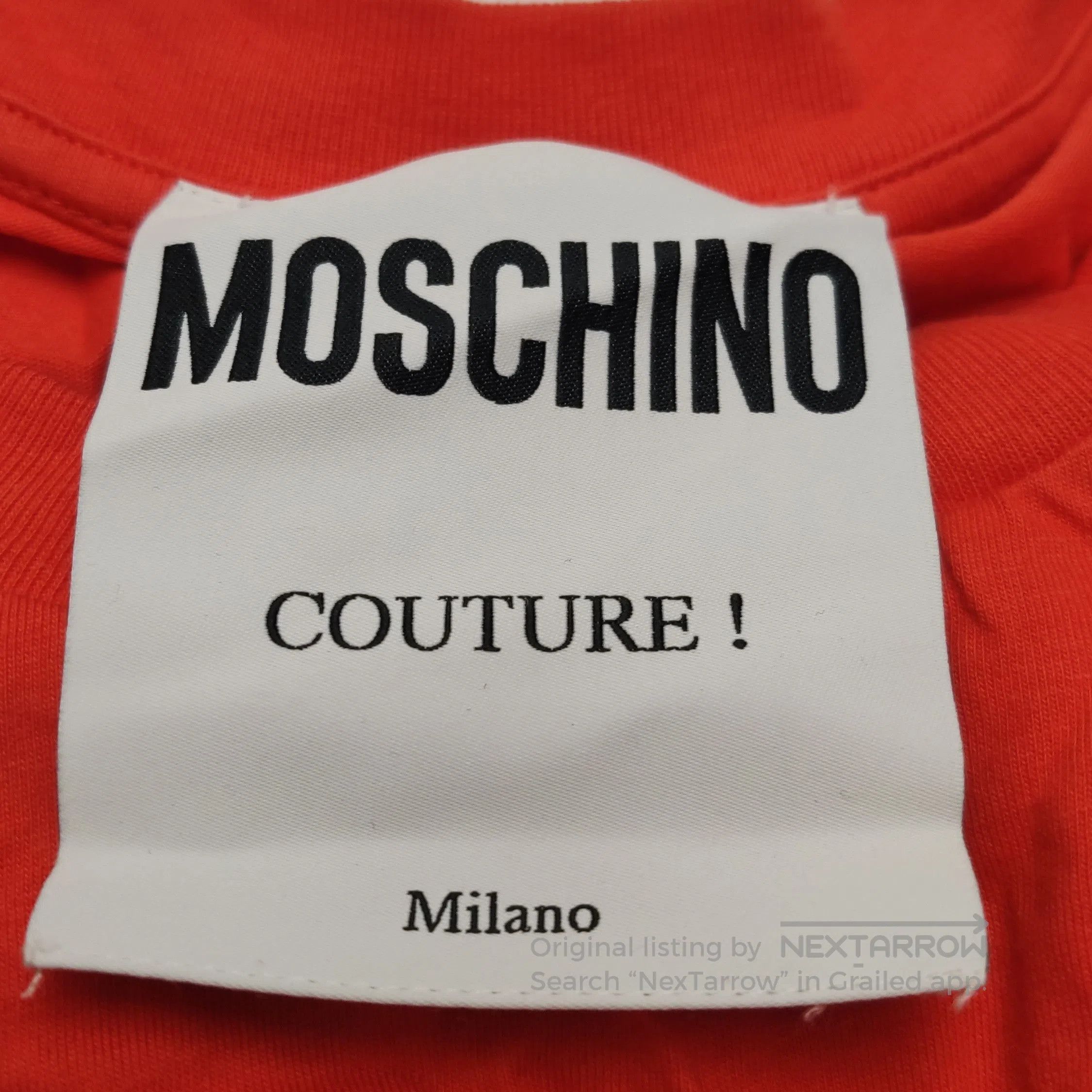 Louis Vuitton Moschino Cotton Letter Logo T. Size US M / EU 48-50 / 2 - 2 Thumbnail