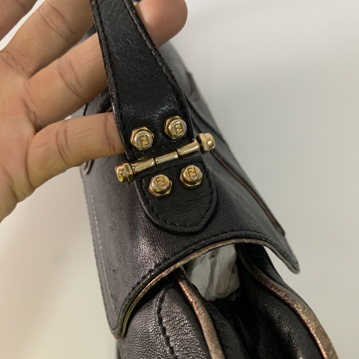 Fendi Fendi Mini Mirror Vanity Leather Small Bag Size ONE SIZE - 11 Thumbnail