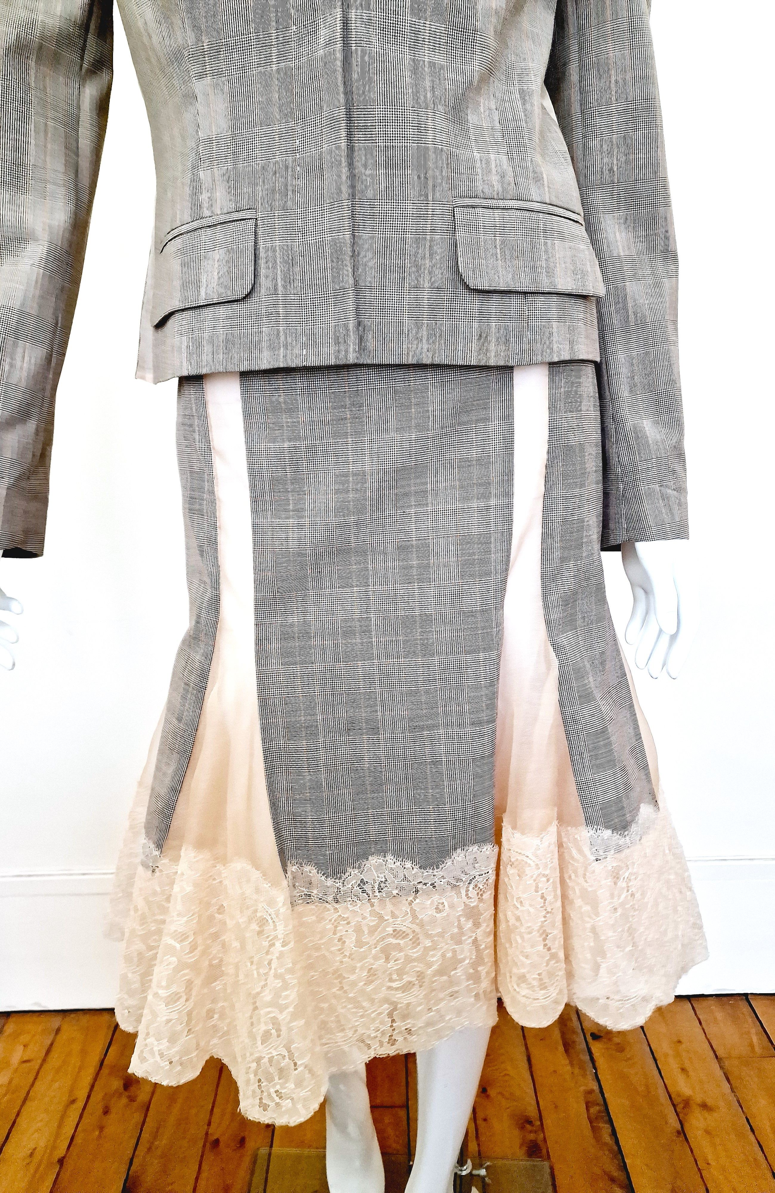 Alexander McQueen Alexander McQueen Deliverance 2004 Runway Couture Dress Suit Size L / US 10 / IT 46 - 7 Thumbnail
