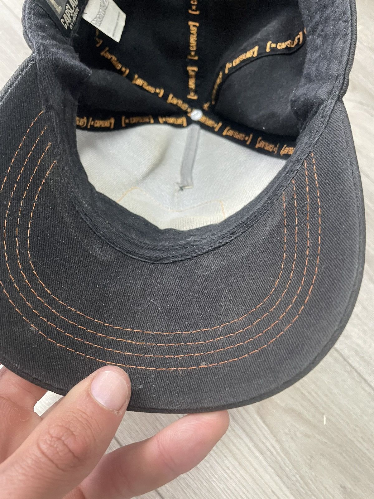 Anime Vintage Dragon Ball Z Goku Anime Cap Black Worn Faded Size ONE SIZE - 10 Thumbnail