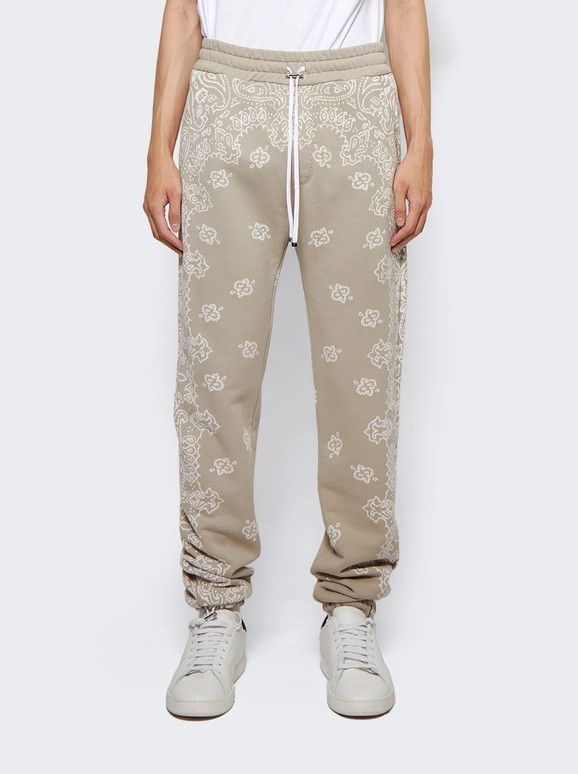 Amiri o1y0525 Jogger & Sweatpant in Beige/White Size US 34 / EU 50 - 2 Thumbnail