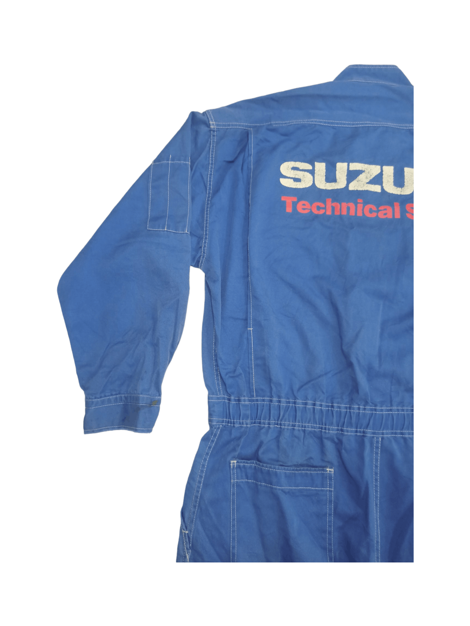Gear for Sports Vintage Suzuki Technical Staff Fade Blue Coveralls Size US 37 - 9 Thumbnail