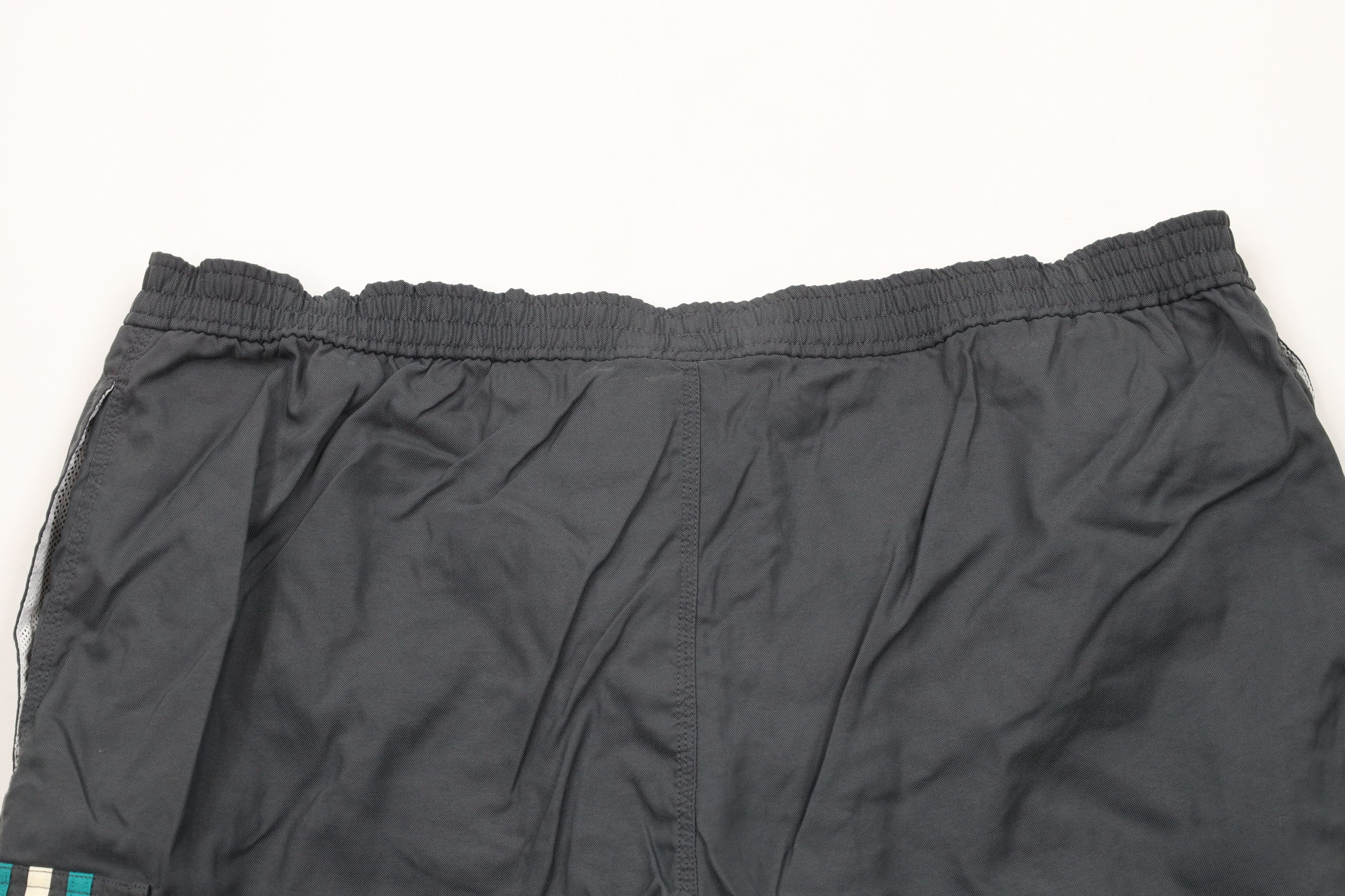 Adidas × Vintage Vintage 90s Adidas Out Striped Lined Shorts Swim Trunks Gray Size US 38 / EU 54 - 11 Thumbnail