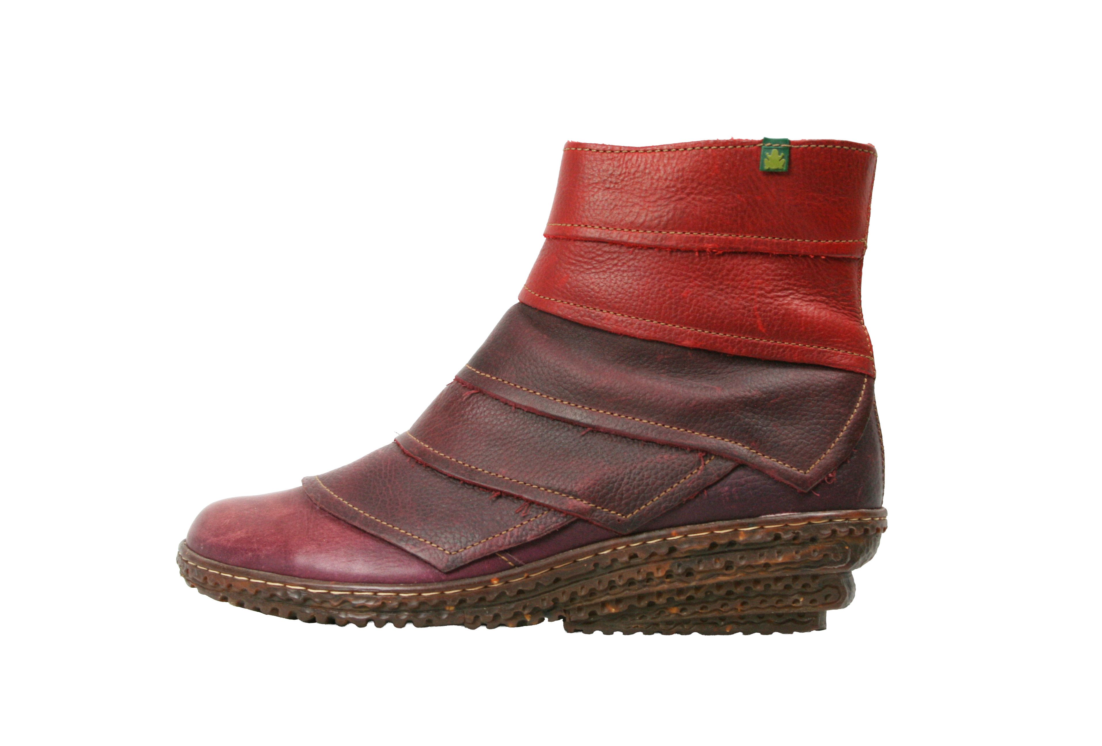 Japanese Brand El Naturalista 00S Goblin Multilayered Leather Y2K Boots Size US 9 / IT 39 - 1 Thumbnail
