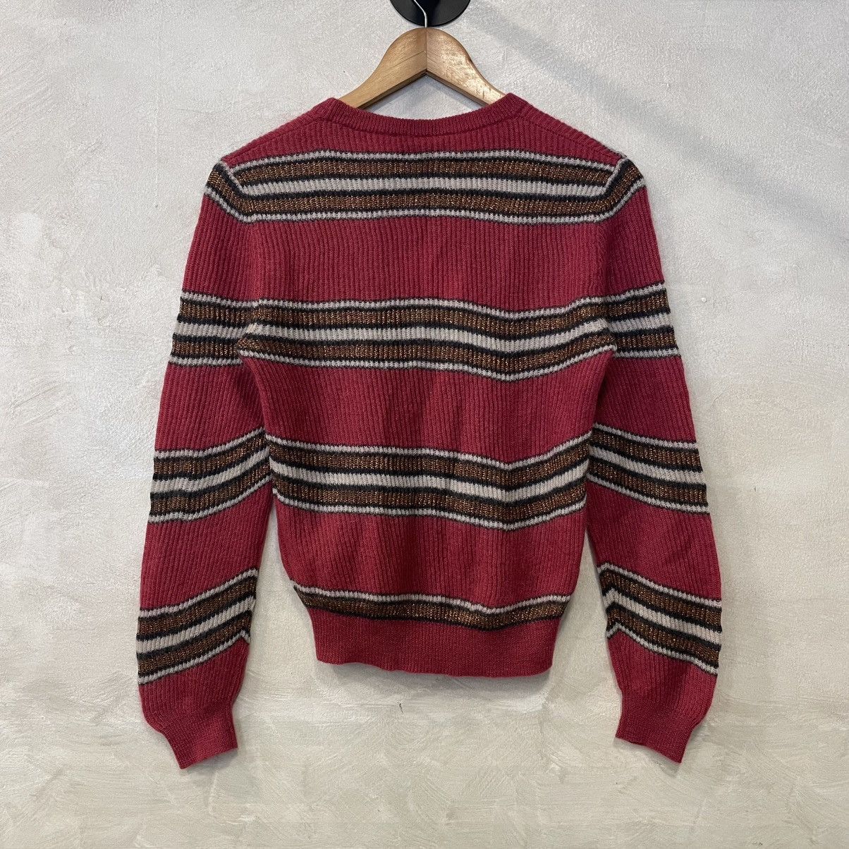 Brunello Cucinelli Brunello Cucinelli Mohair Stripe Knit Sweater Size XS / US 0-2 / IT 36-38 - 7 Thumbnail