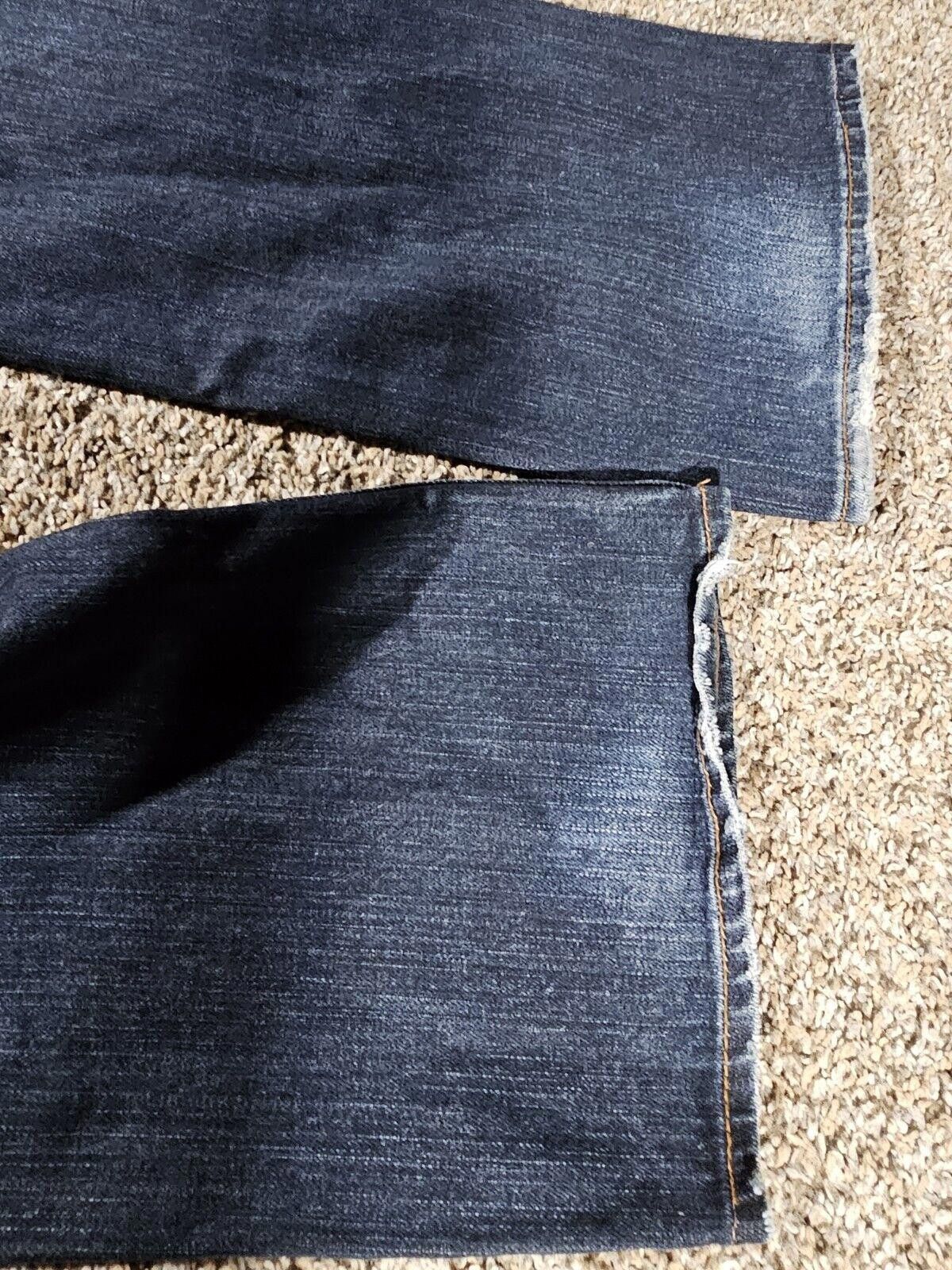 Designer Silver Jeans 28/33 Lola Straight Western Glove Works Canada Size 30" / US 8 / IT 44 - 9 Thumbnail