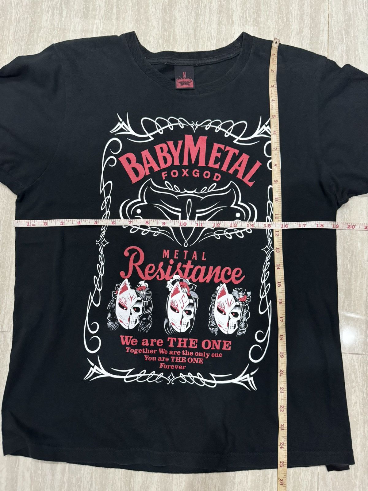 Band Tees BABY METAL Fox God Metal Resistance Band Tees Size US M / EU 48-50 / 2 - 3 Thumbnail