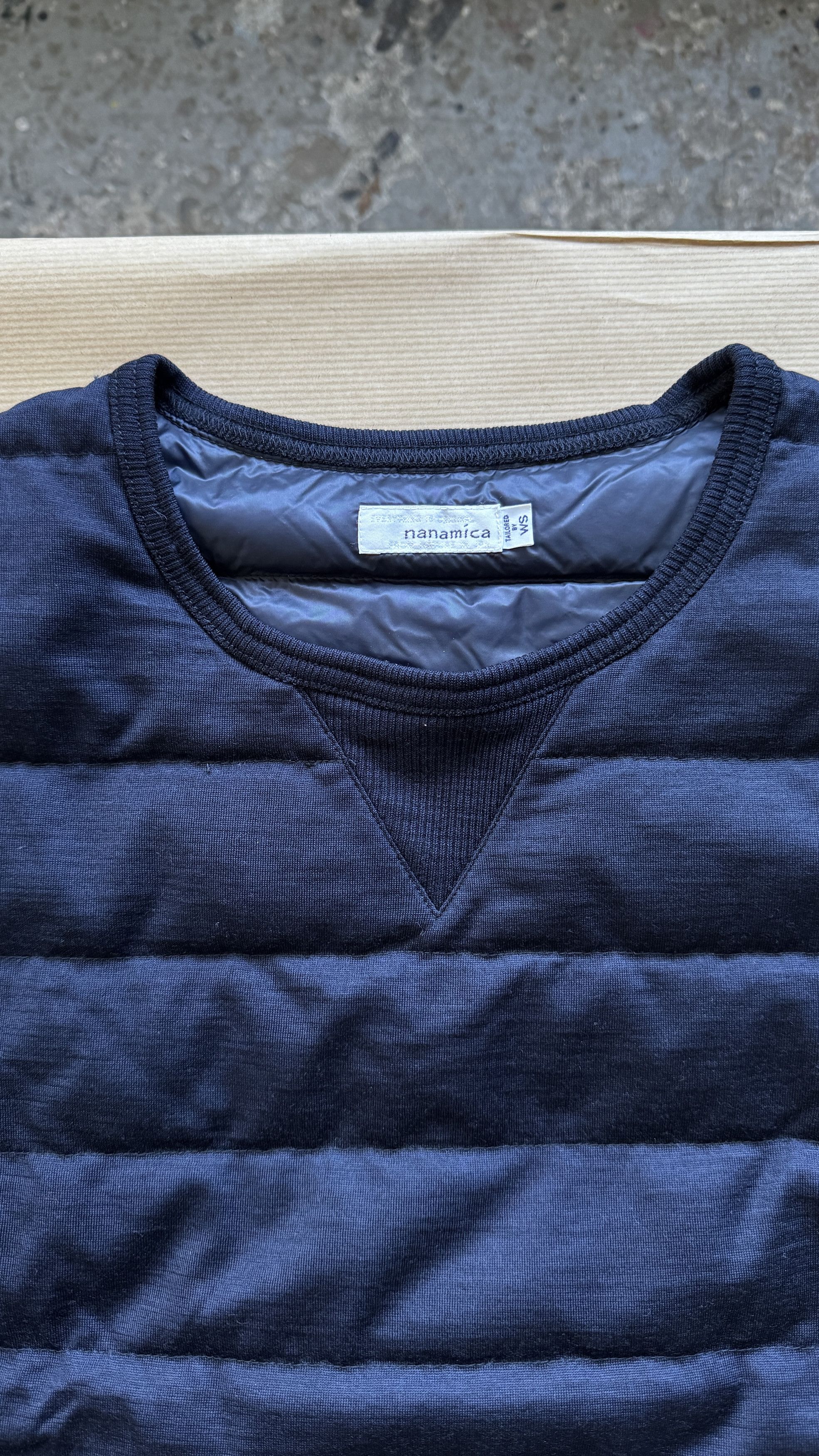 Nanamica aa . XS . NANAMICA . DOWN AND WOOL PULLOVER . SUAF612 Size US XS / EU 42 / 0 - 1 Thumbnail
