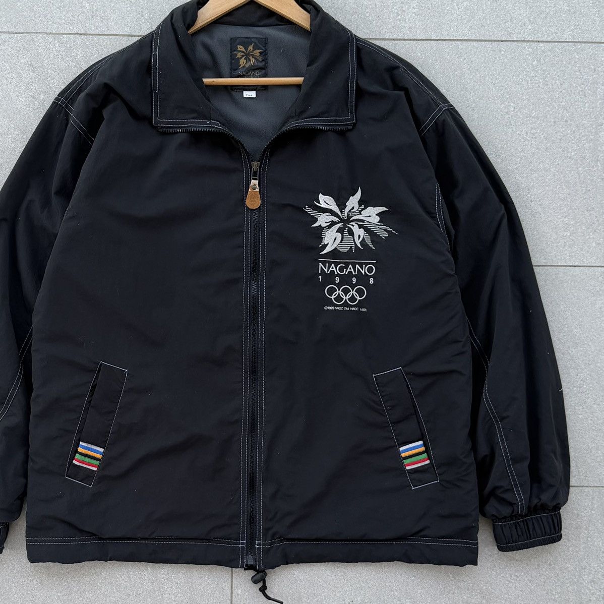 Vintage Vintage Nagano 1998 Olympic Team Jacket Mizuno Made In Japan Size US L / EU 52-54 / 3 - 3 Thumbnail