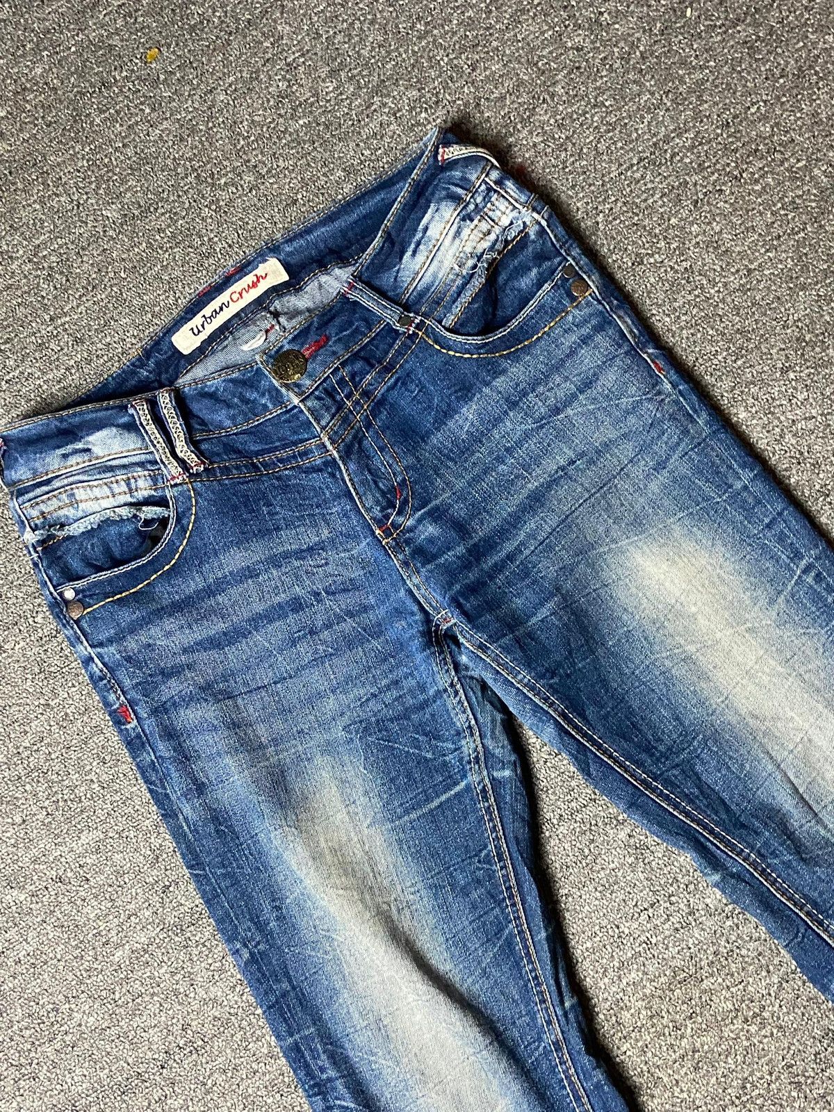 Japanese Brand × Vintage Vintage Urban Crush Distressed Denim Jeans (122) Size US 29 - 7 Thumbnail