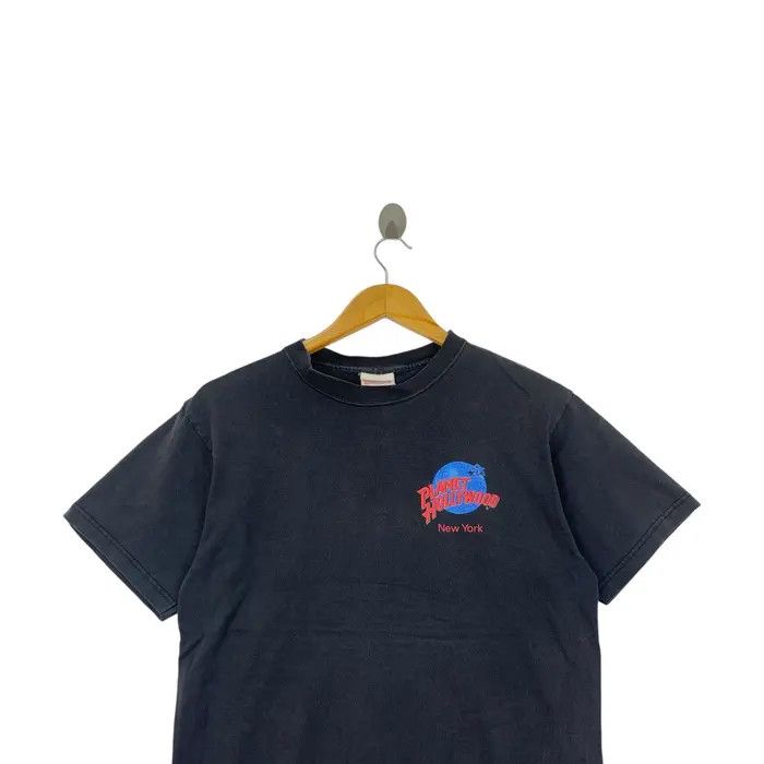Vintage Vintage 90’ PLANET HOLLYWOOD NEW YORK Store Tee Shirt Size S / US 4 / IT 40 - 2 Thumbnail
