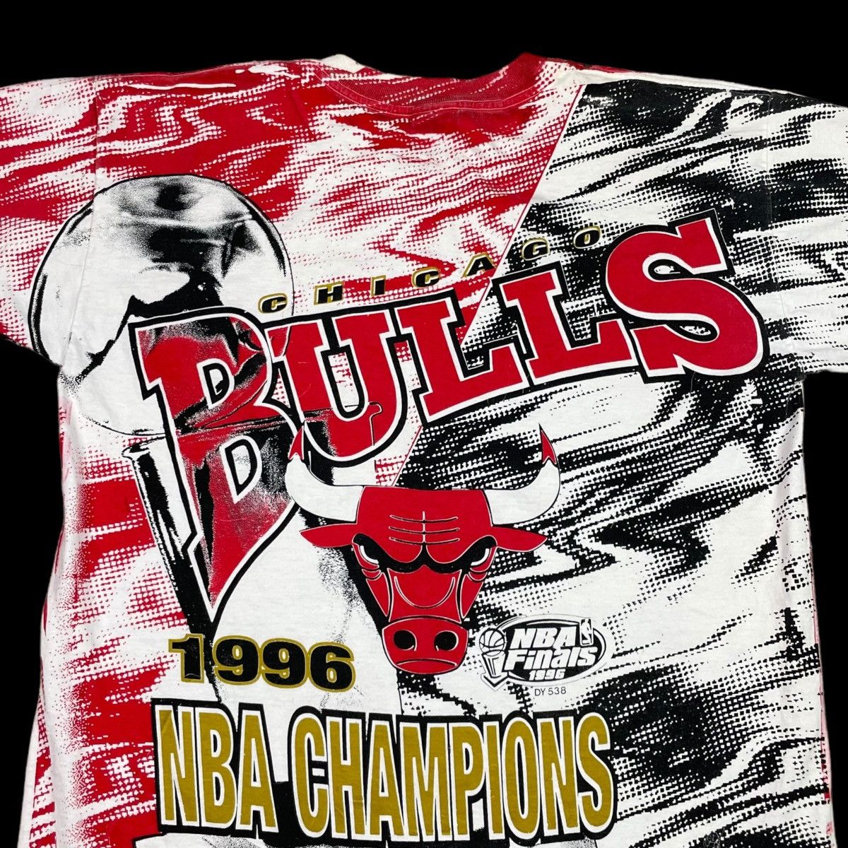 NBA × Vintage Vintage 1996 Chicago Bulls Championship AOP Shirt Adult XL Size US XL / EU 56 / 4 - 8 Thumbnail