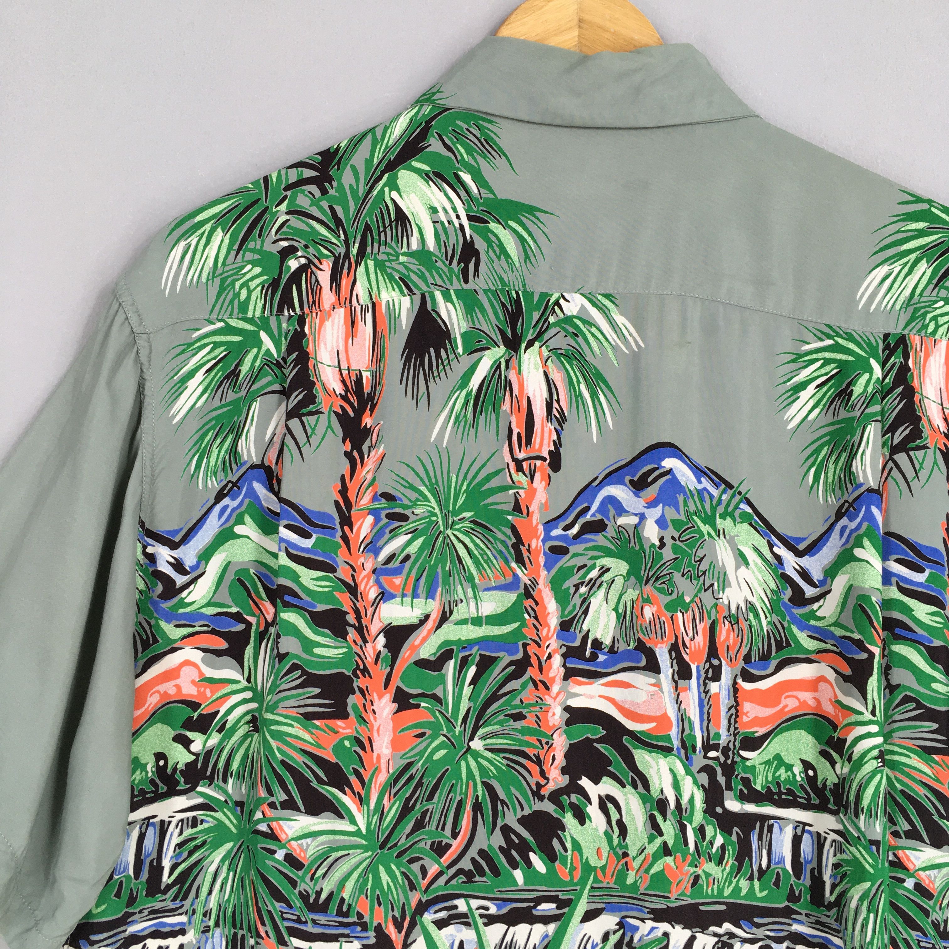 Sun Surf Vintage Sun Surf Hawaiian Palm Tree Rayon Shirt Medium Size US M / EU 48-50 / 2 - 8 Thumbnail