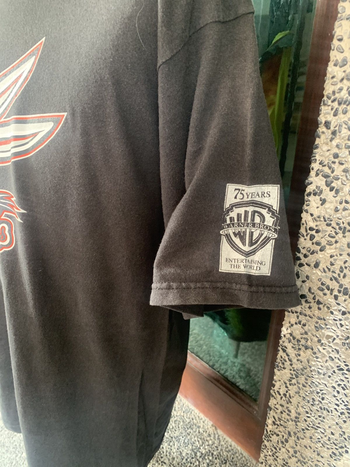 MLB × New York Yankees × Vintage Vintage 90s Yankees 75 Years Anniversary Warner Bros T shirt Size US L / EU 52-54 / 3 - 3 Thumbnail