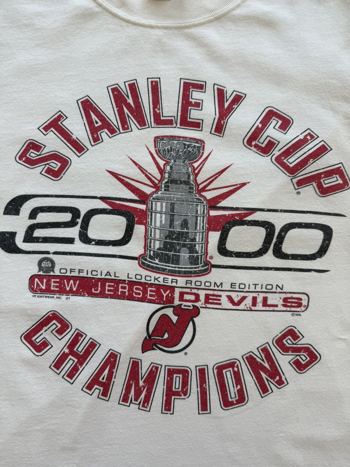 NHL Vintage New Jersey Devils 2000 Stanley Cup Champs Deadstock Size US XL / EU 56 / 4 - 3 Thumbnail