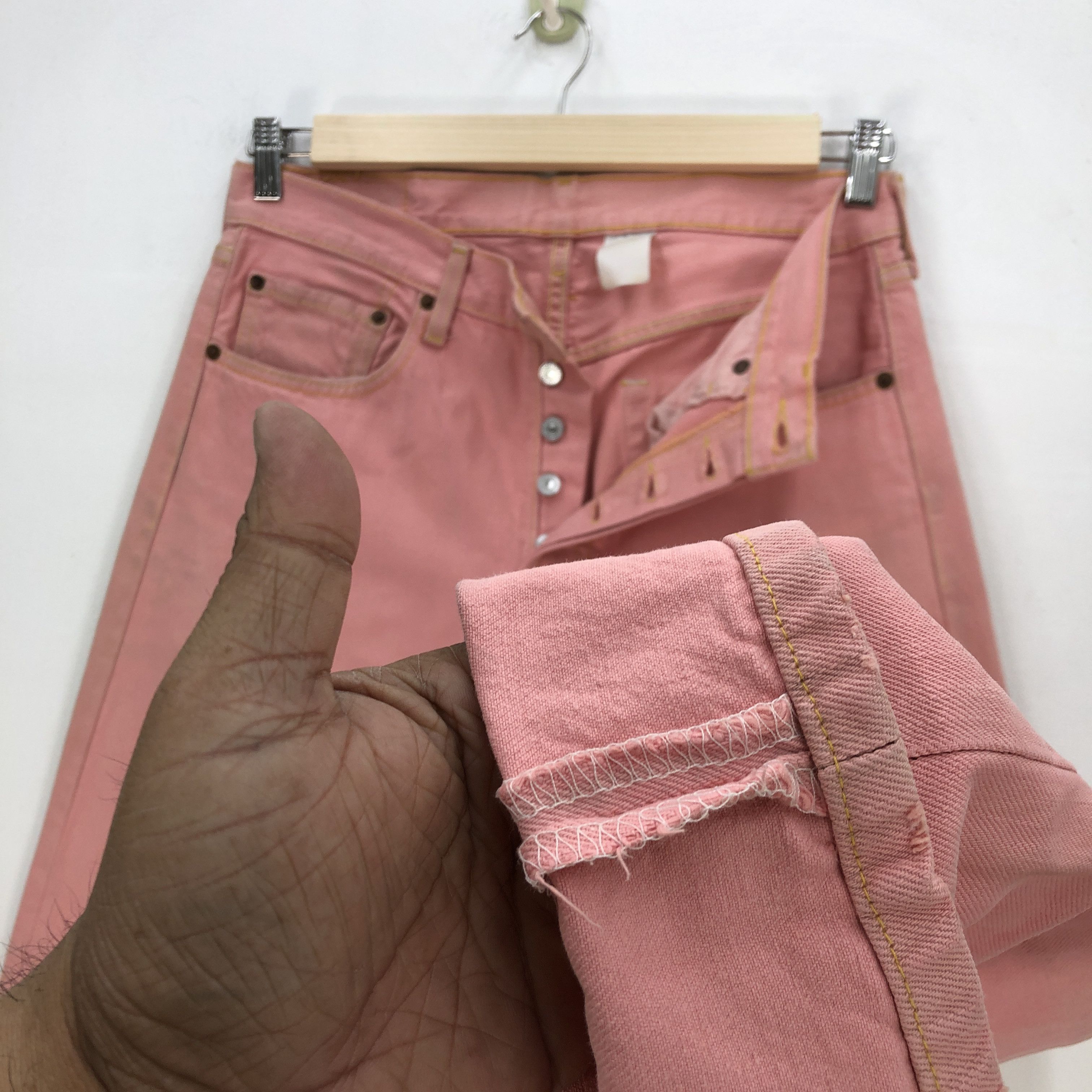 Levi's Vintage Levis Jeans Pink Levi's 501 Denim Dirty Levis Pants Size US 32 / EU 48 - 8 Thumbnail