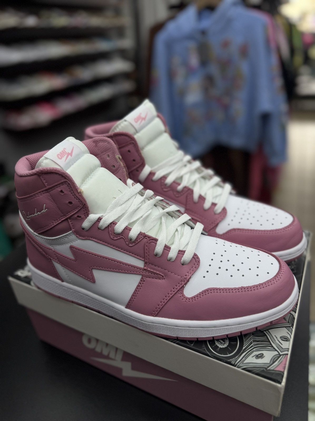 Designer OMI In Hellcat Sneakers Pink Size 13US Size US 13 / EU 46 - 10 Thumbnail