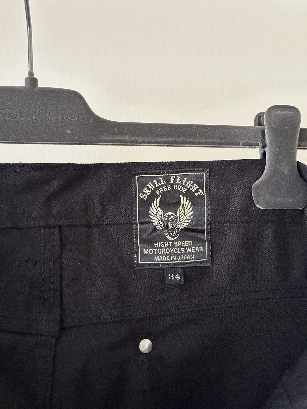 Japanese Brand 2000s Skull Flight Double Knee Pant Size US 34 / EU 50 - 14 Thumbnail