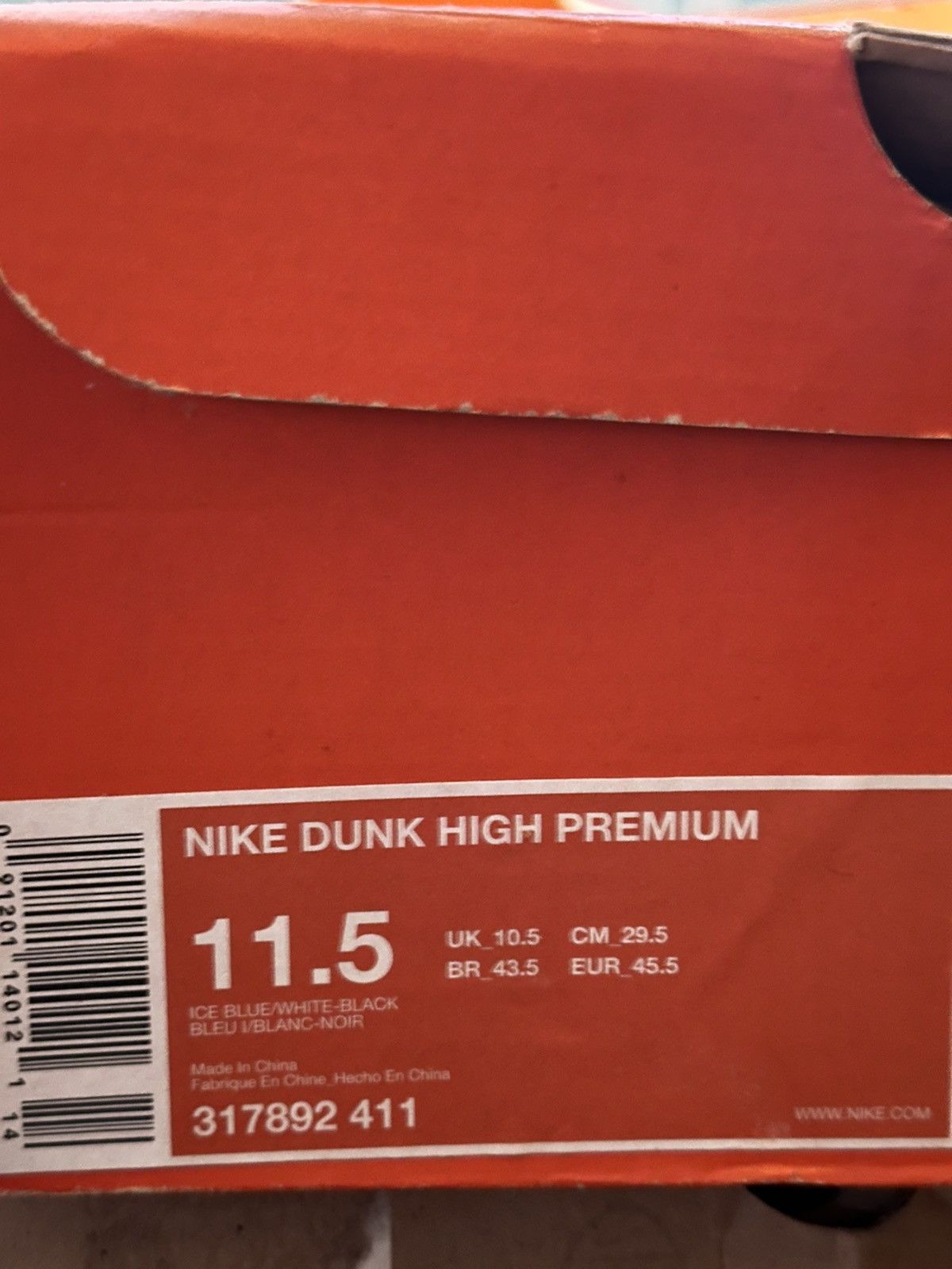 Nike 2007 Nike Dunk High Premium Size US 11.5 / EU 44-45 - 7 Thumbnail