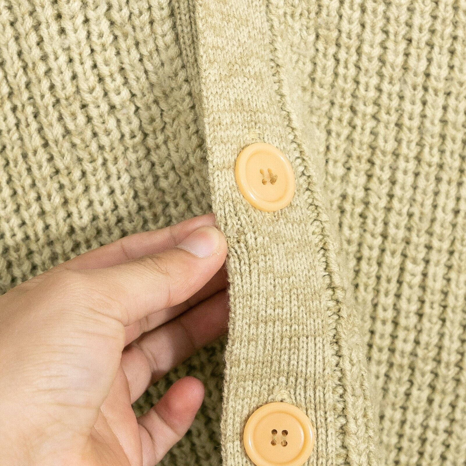 Vintage Vintage Acrylic Cardigan Sweater Mens Medium - Medium Gauge Size US M / EU 48-50 / 2 - 3 Thumbnail