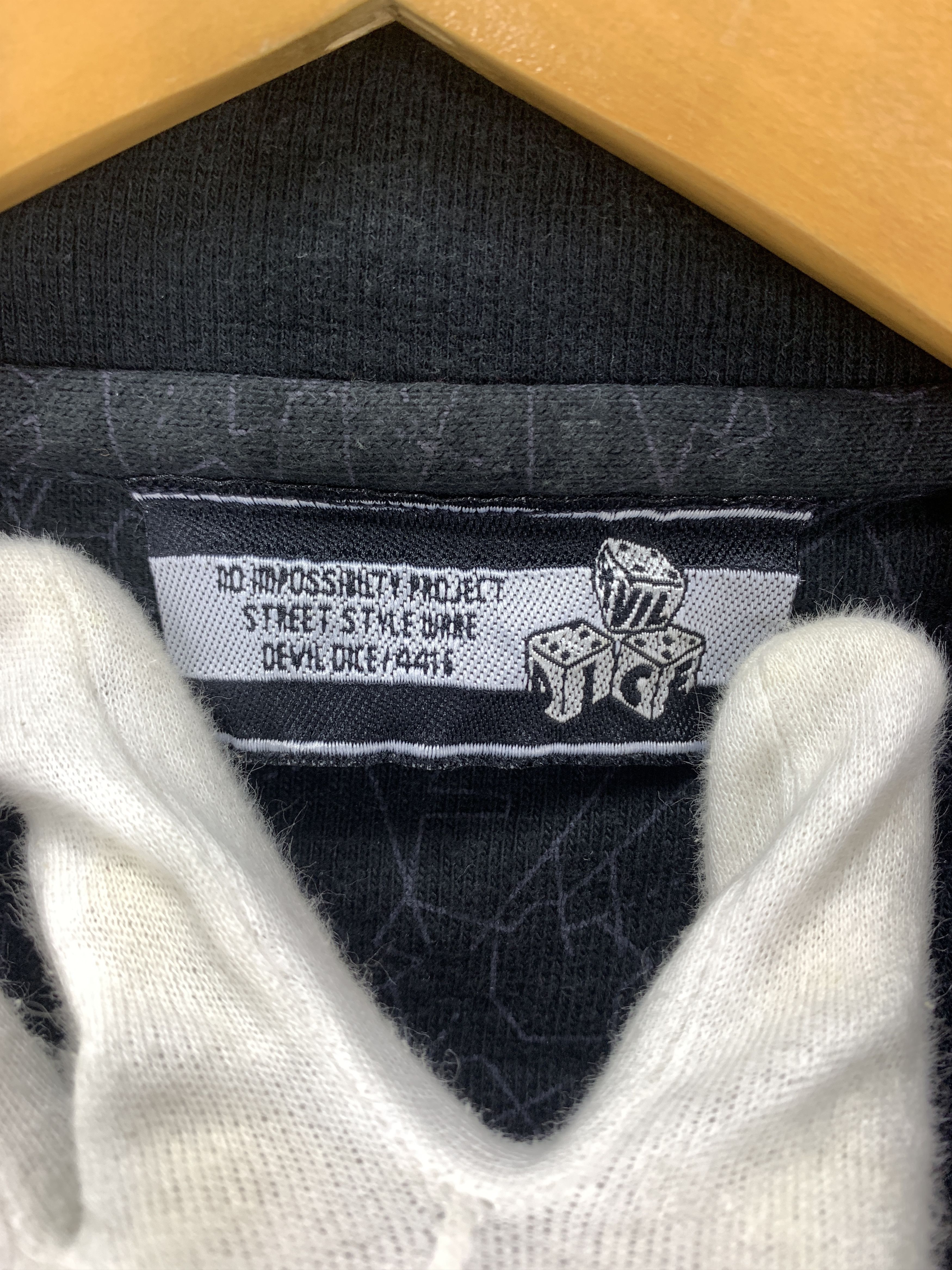 Japanese Brand DEVIL DICE 4416 Zipper Sweatshirt #2166/19 Size US M / EU 48-50 / 2 - 7 Thumbnail