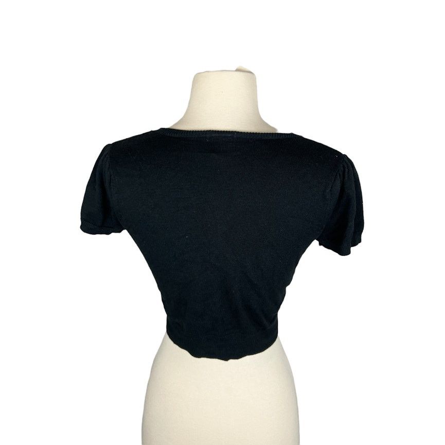 Vintage Delia | Sequined Beaded Shrug | Small Y2K Size S / US 4 / IT 40 - 3 Thumbnail