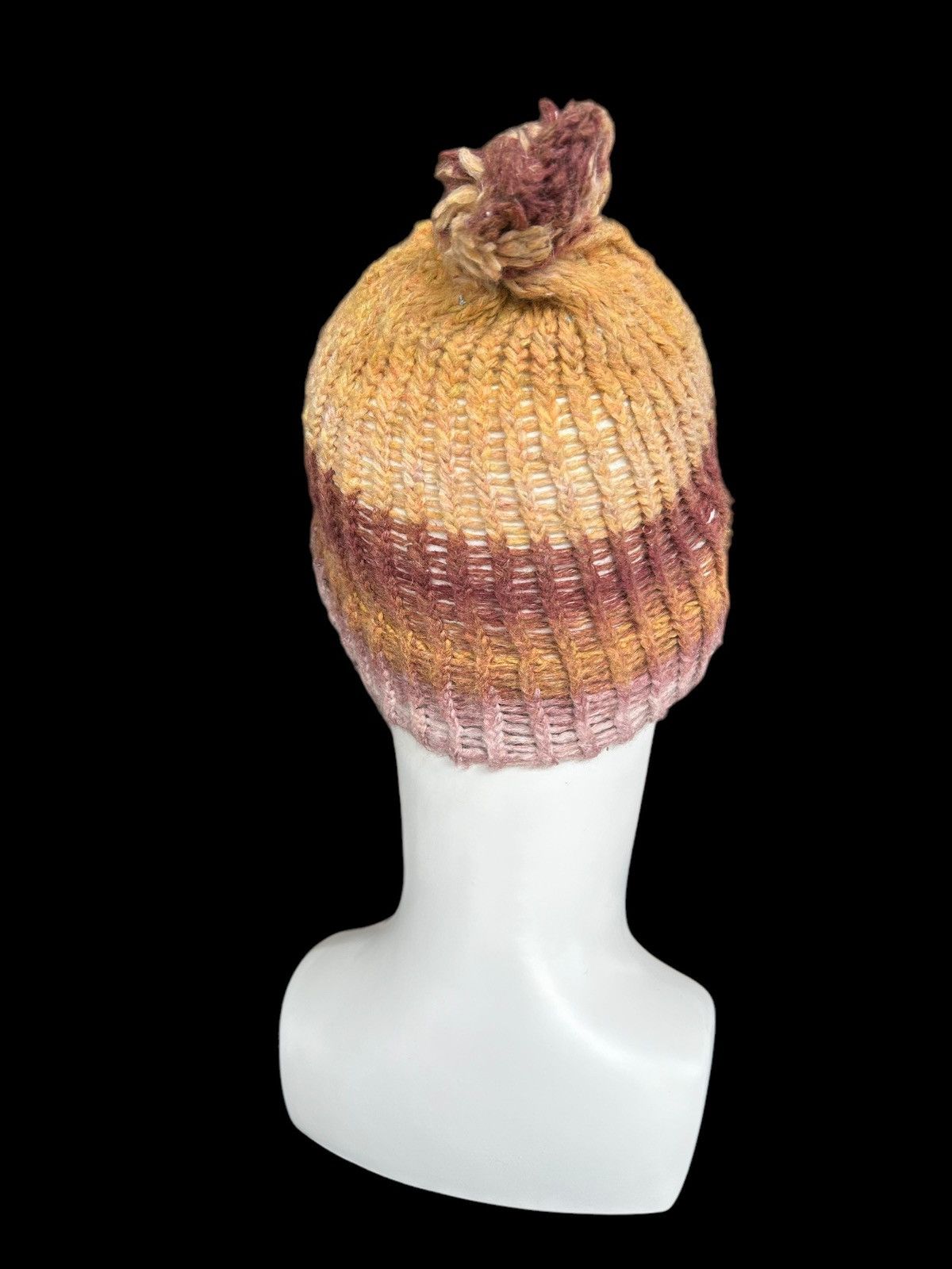 Japanese Brand × Kapital × Vintage Crochet Knitted Handmade Beanie Hats☠️☠️ Size ONE SIZE - 2 Thumbnail