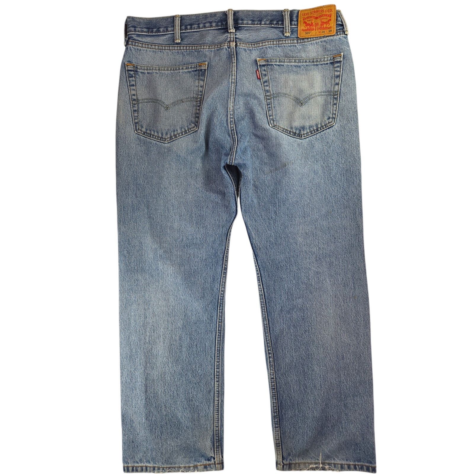 Levi's Levi's | 505 Classic Straight Leg Jeans| Size 38x29 Size US 38 / EU 54 - 5 Thumbnail